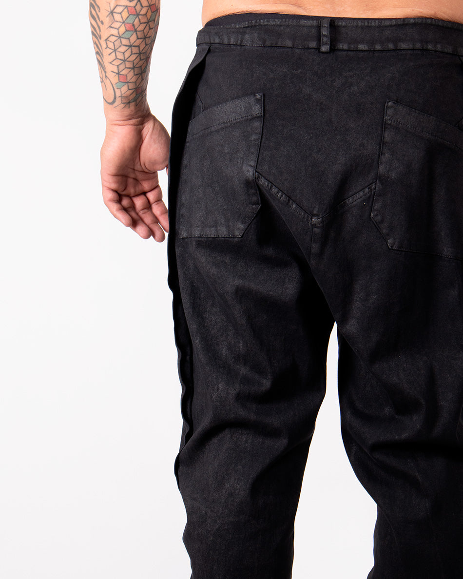 Pantalone largo con cinturino e tasche laterali - OVERGROUND STORE