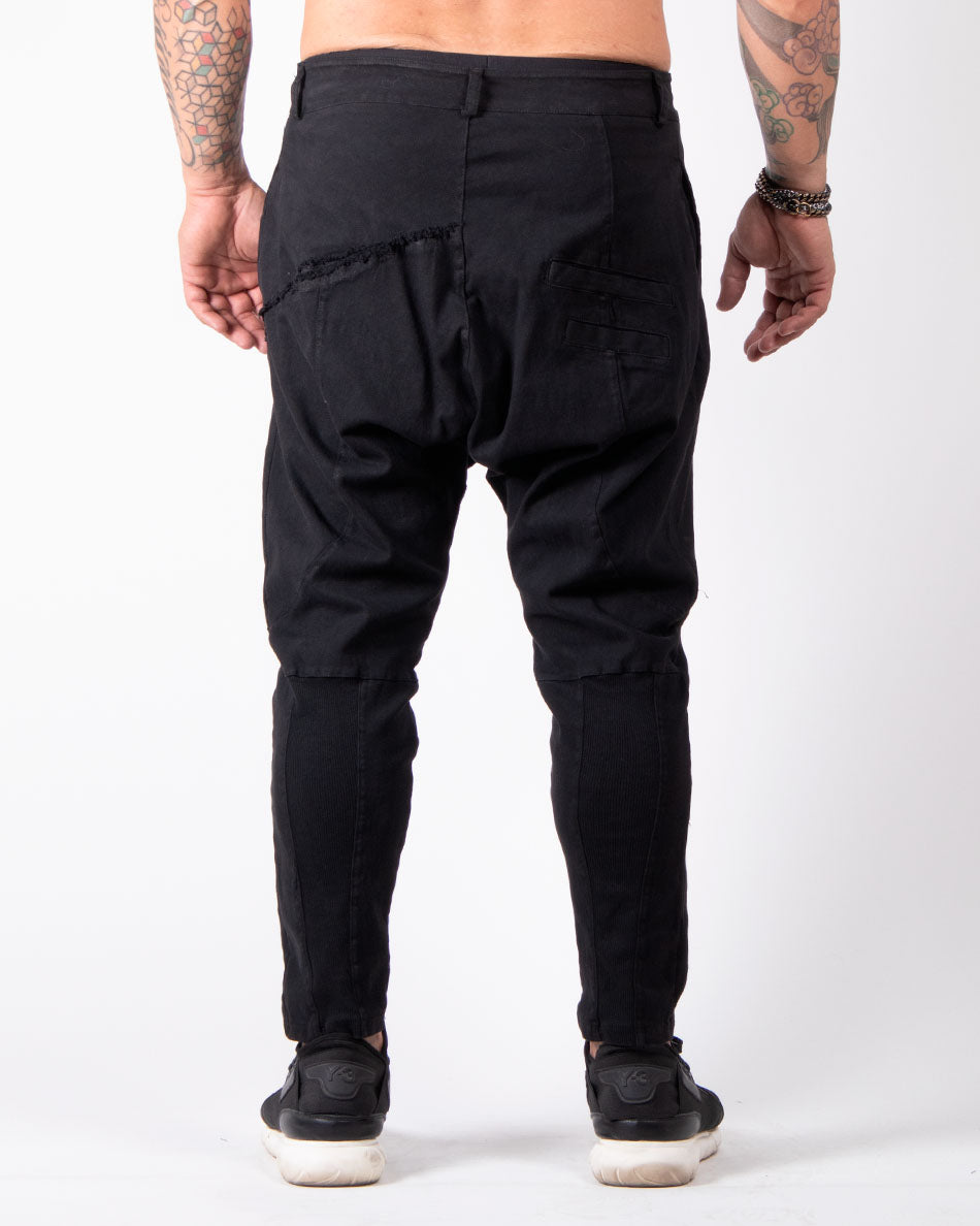 Pantalone cavallo basso con tasche davanti - OVERGROUND STORE