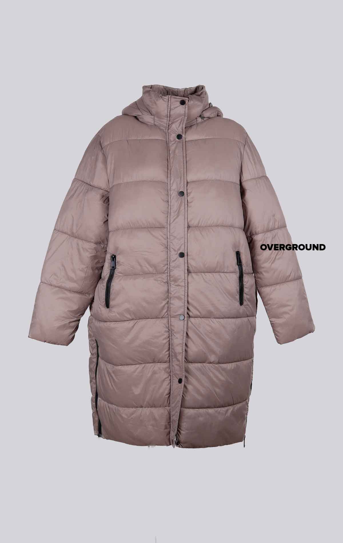 Piumino lungo oversize con cappuccio - OVERGROUND STORE