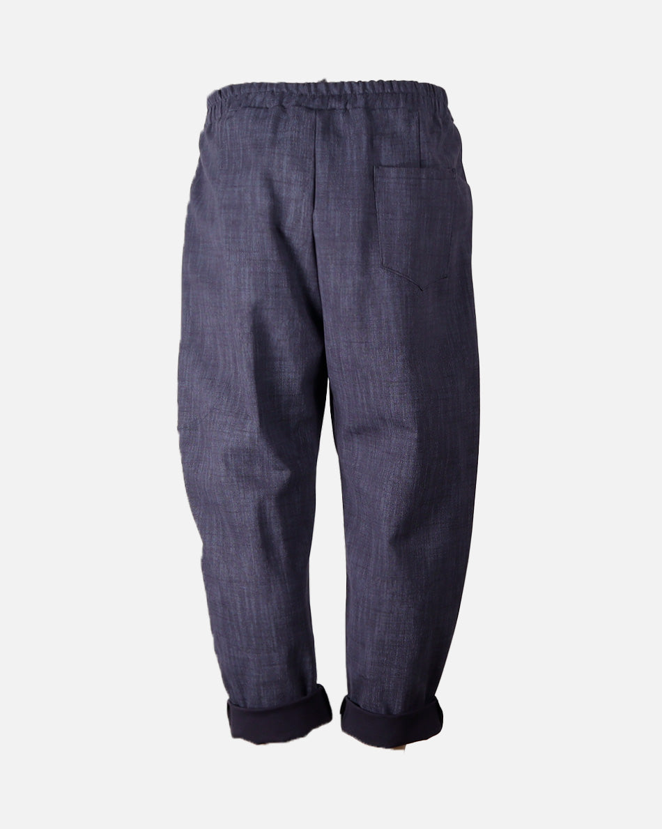Pantaloni con pattina frontale Elastico in Vita e Tasca Laterale - OVERGROUND STORE