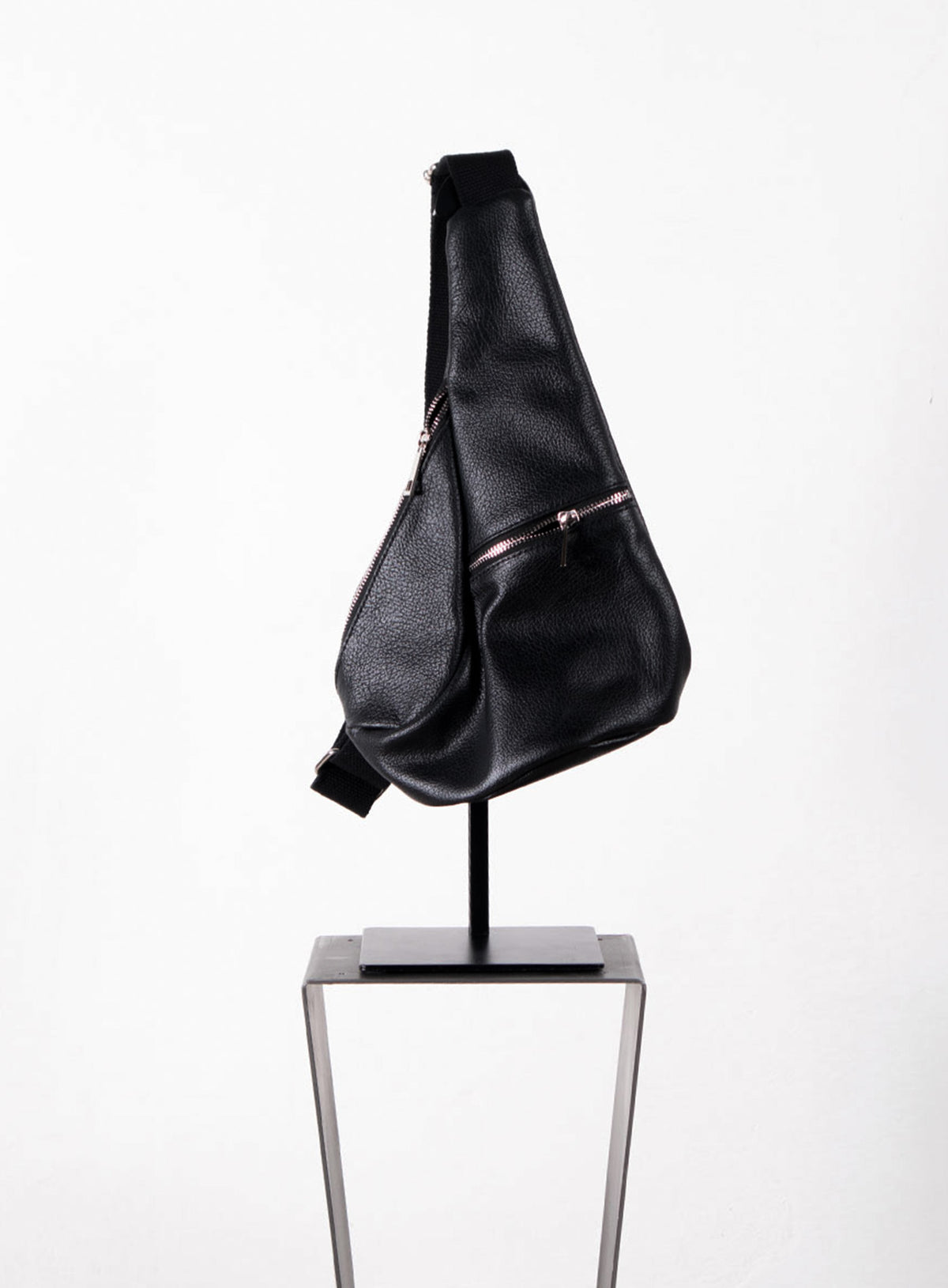 Marsupio piccolo con cerniere in pelle - OVERGROUND STORE