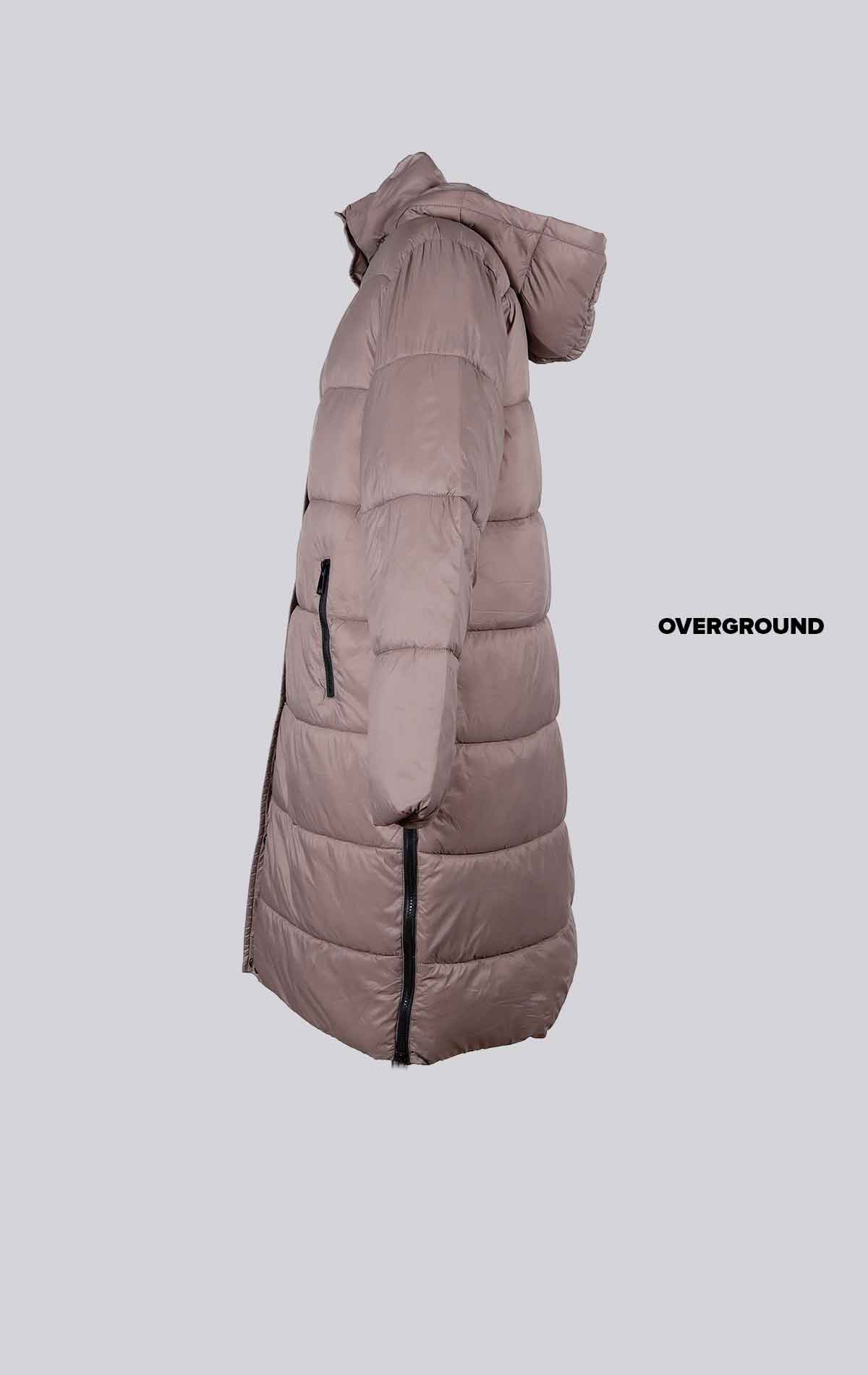 Piumino lungo oversize con cappuccio - OVERGROUND STORE