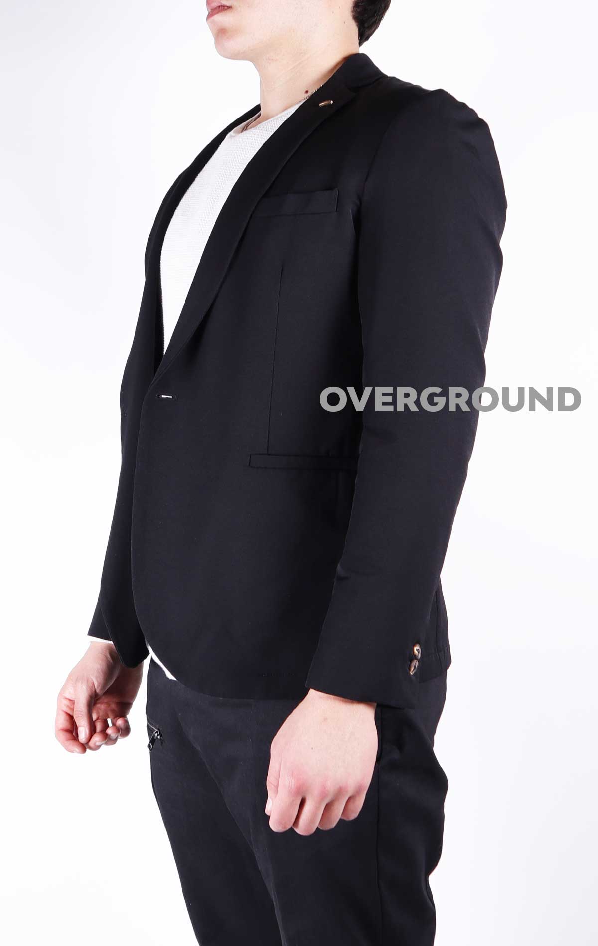 Giacca sciallata con un bottone - OVERGROUND STORE