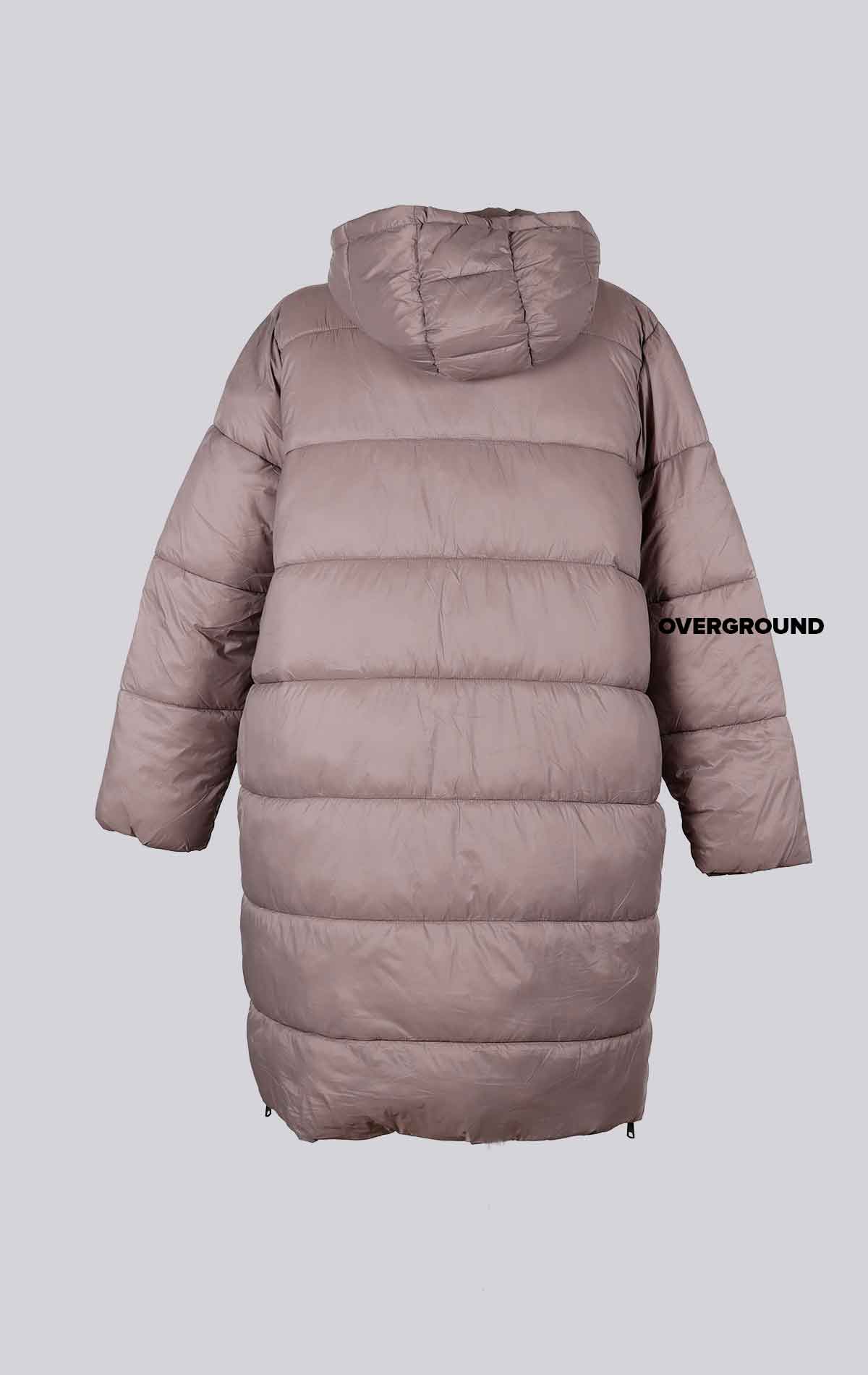 Piumino lungo oversize con cappuccio - OVERGROUND STORE