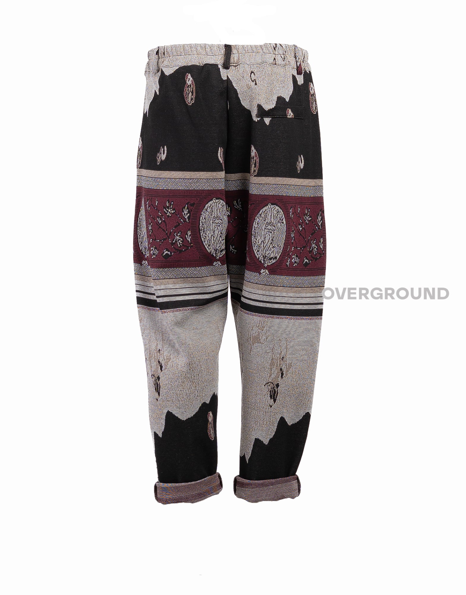 PANTALONE CAVALLO BASSO IN FANTASIA GIAPPONESE - OVERGROUND STORE