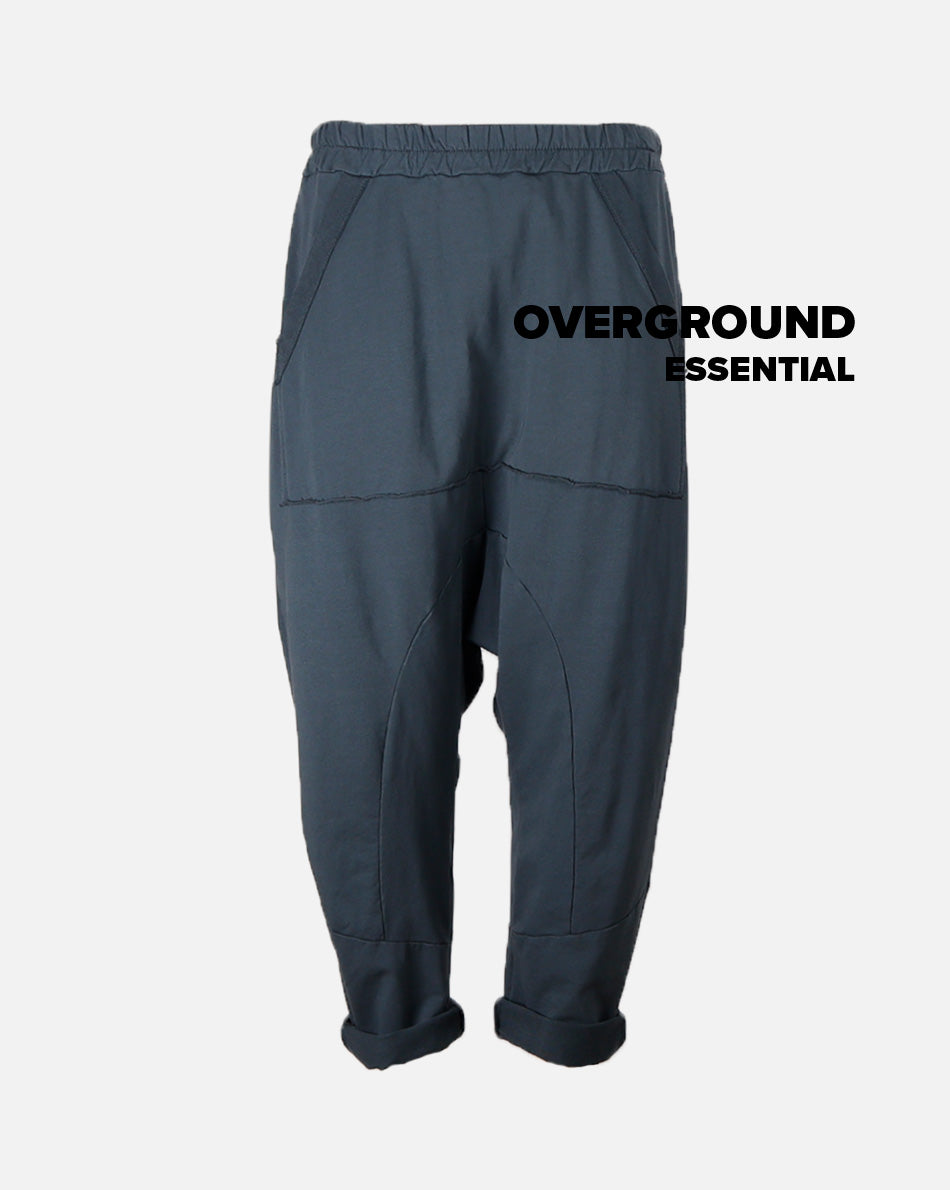 PANTALONE A CAVALLO BASSO CUCITURE E TASCHE FRONTALI - OVERGROUND STORE