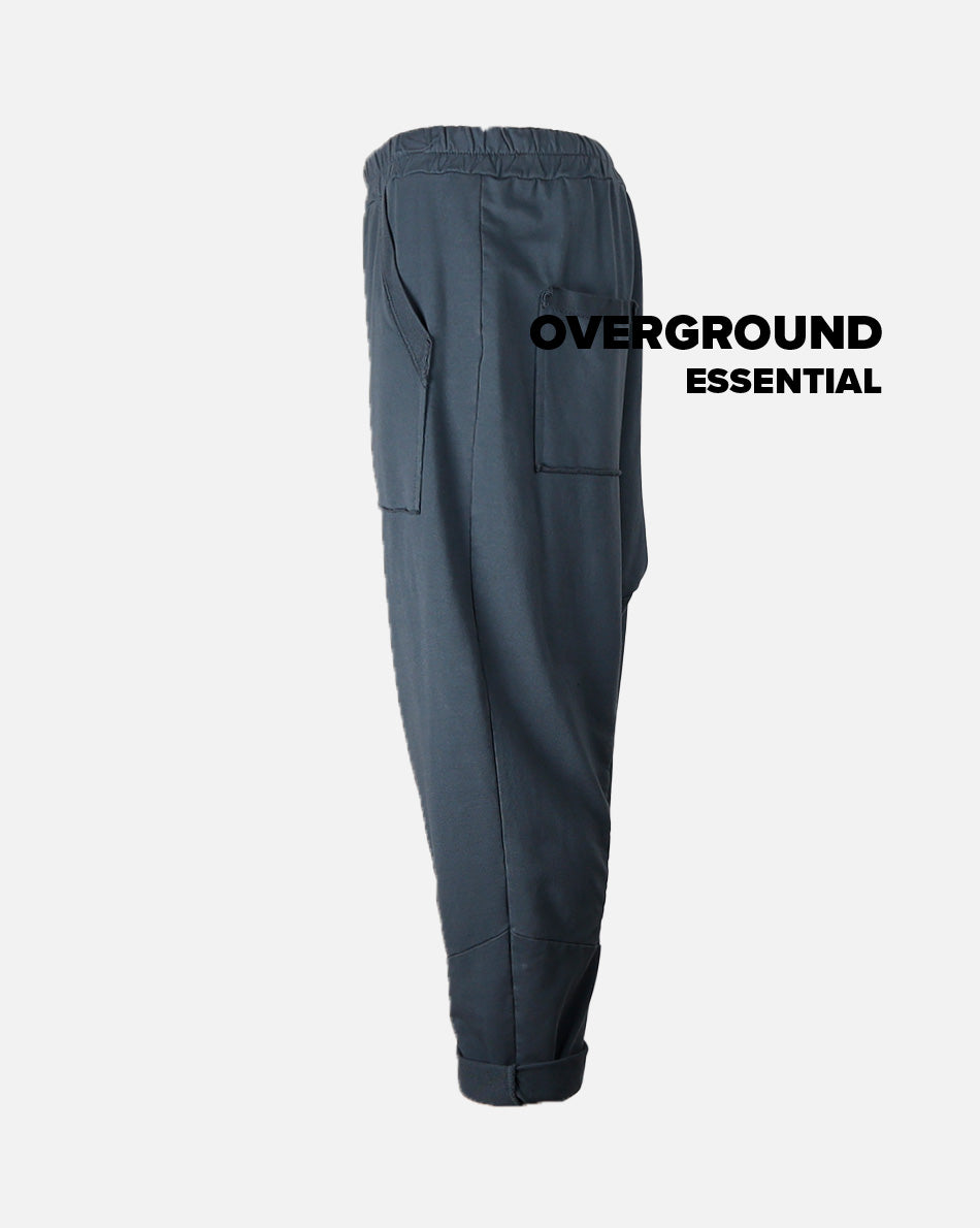 PANTALONE A CAVALLO BASSO CUCITURE E TASCHE FRONTALI - OVERGROUND STORE