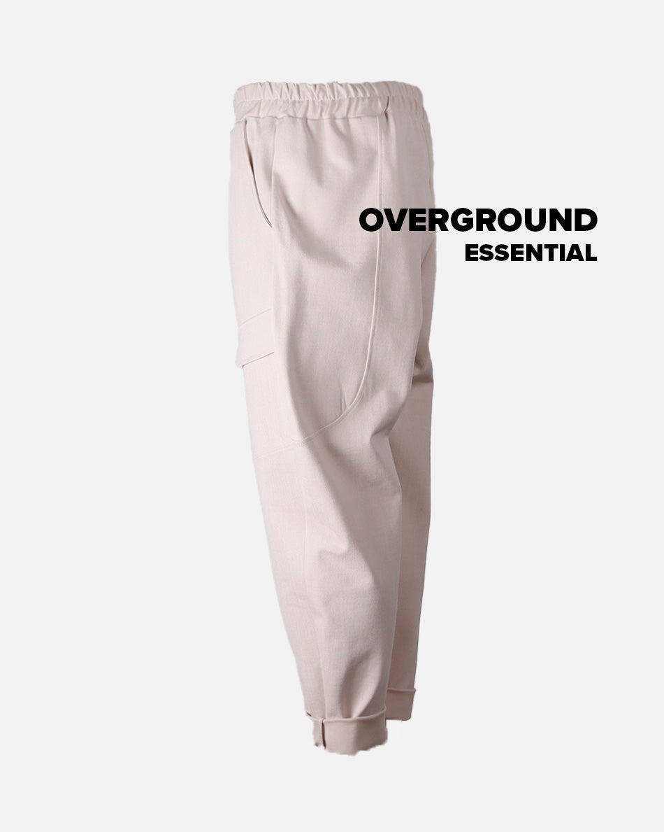 Pantaloni con pattina frontale Elastico in Vita e Tasca Laterale - OVERGROUND STORE