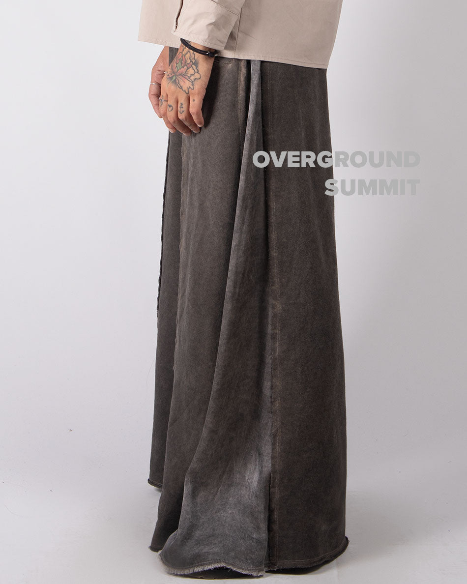 PANTALONE LARGO CON CUCITURA SUL GAMBULE - OVERGROUND STORE