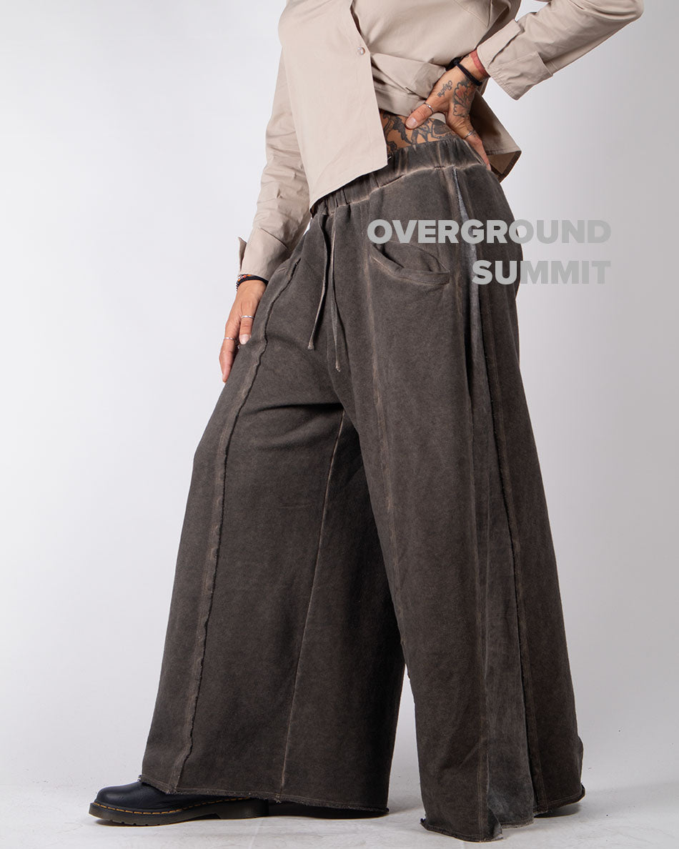 PANTALONE LARGO CON CUCITURA SUL GAMBULE - OVERGROUND STORE