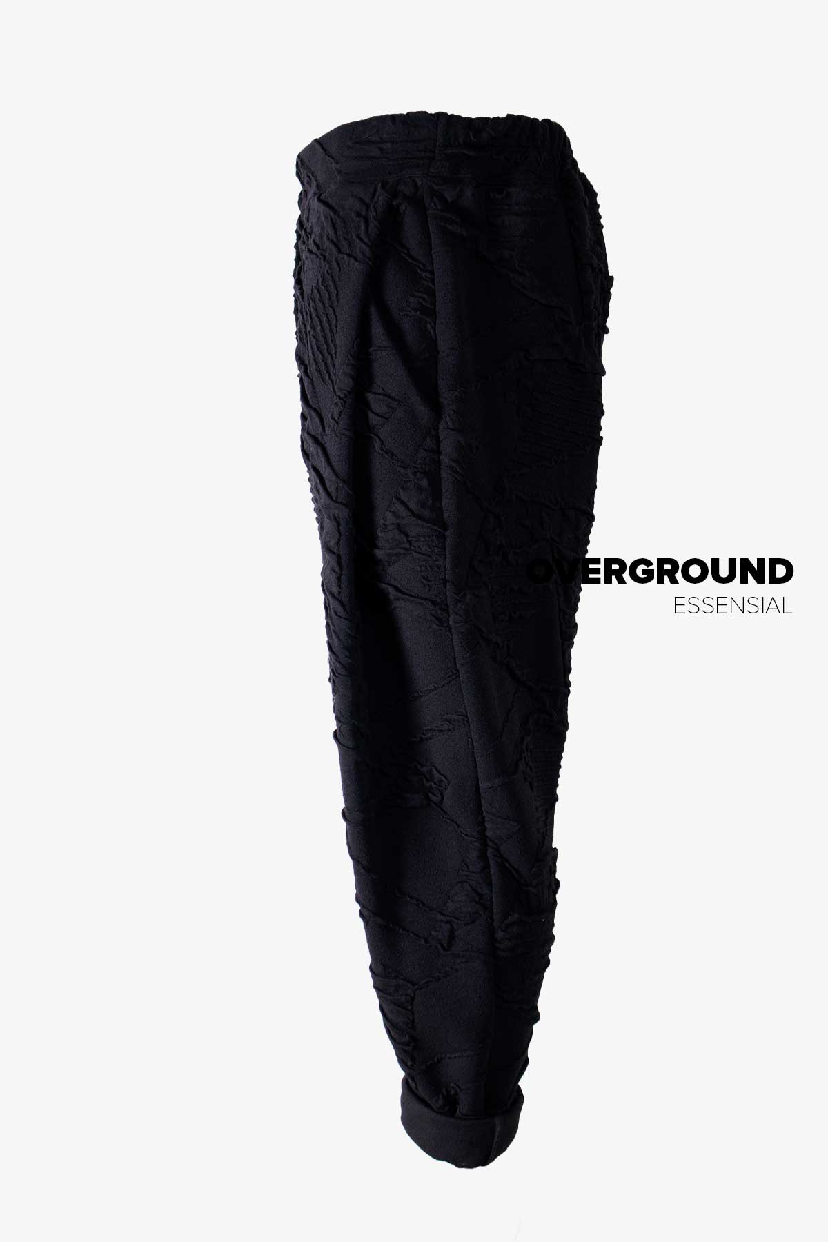 PANTALONE CAVALLO BASSO CON TESSUTO LAVORATO Z - OVERGROUND STORE