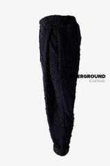 PANTALONE CAVALLO BASSO CON TESSUTO LAVORATO Z - OVERGROUND STORE