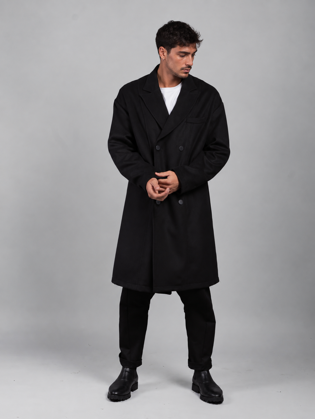 CAPPOTTO OVER CON ABBOTTONATURA DOPPIO PETTO Z