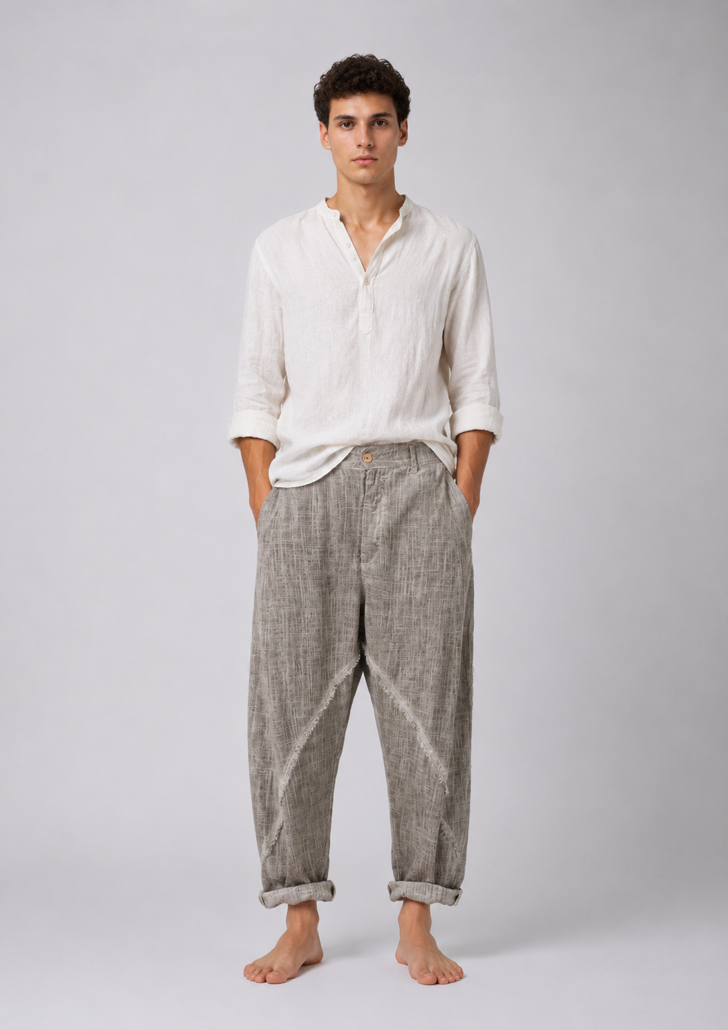 PANTALONE LINO CAVALLO BASSO Z - OVERGROUND STORE