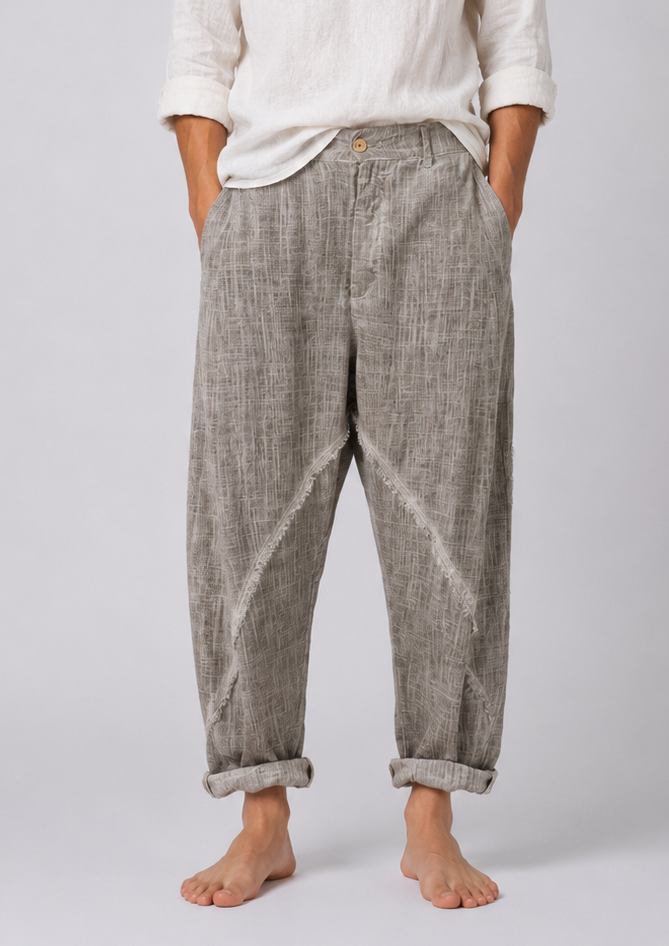 PANTALONE LINO CAVALLO BASSO Z - OVERGROUND STORE