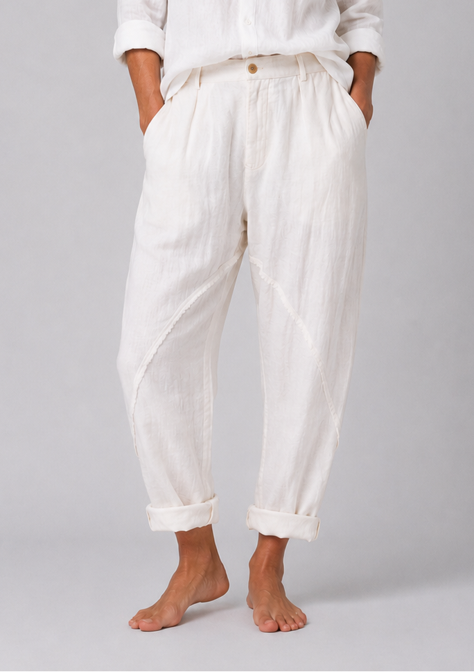 PANTALONE LINO CAVALLO BASSO - OVERGROUND STORE