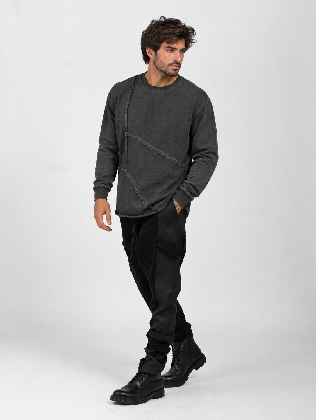 PANTALONE CAVALLO BASSO CON FASCE LATERALI Z