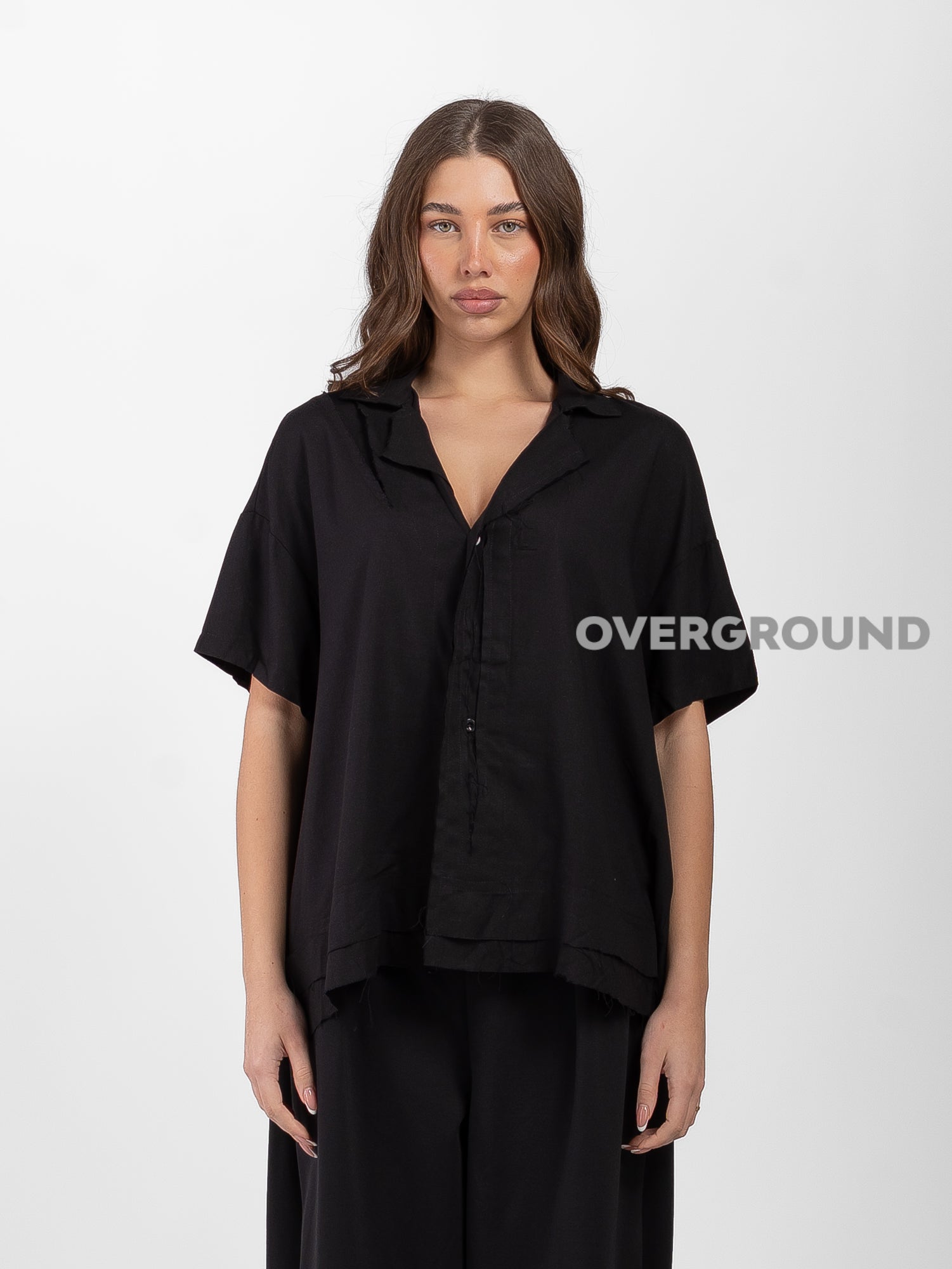 CAMICIA CON TAGLIO VIVO - OVERGROUND STORE