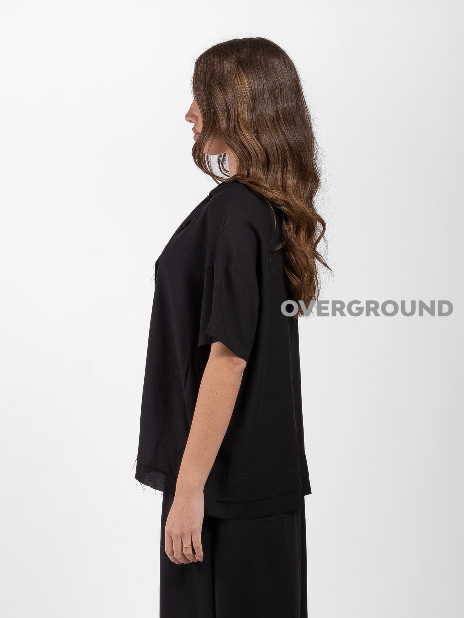 CAMICIA CON TAGLIO VIVO - OVERGROUND STORE