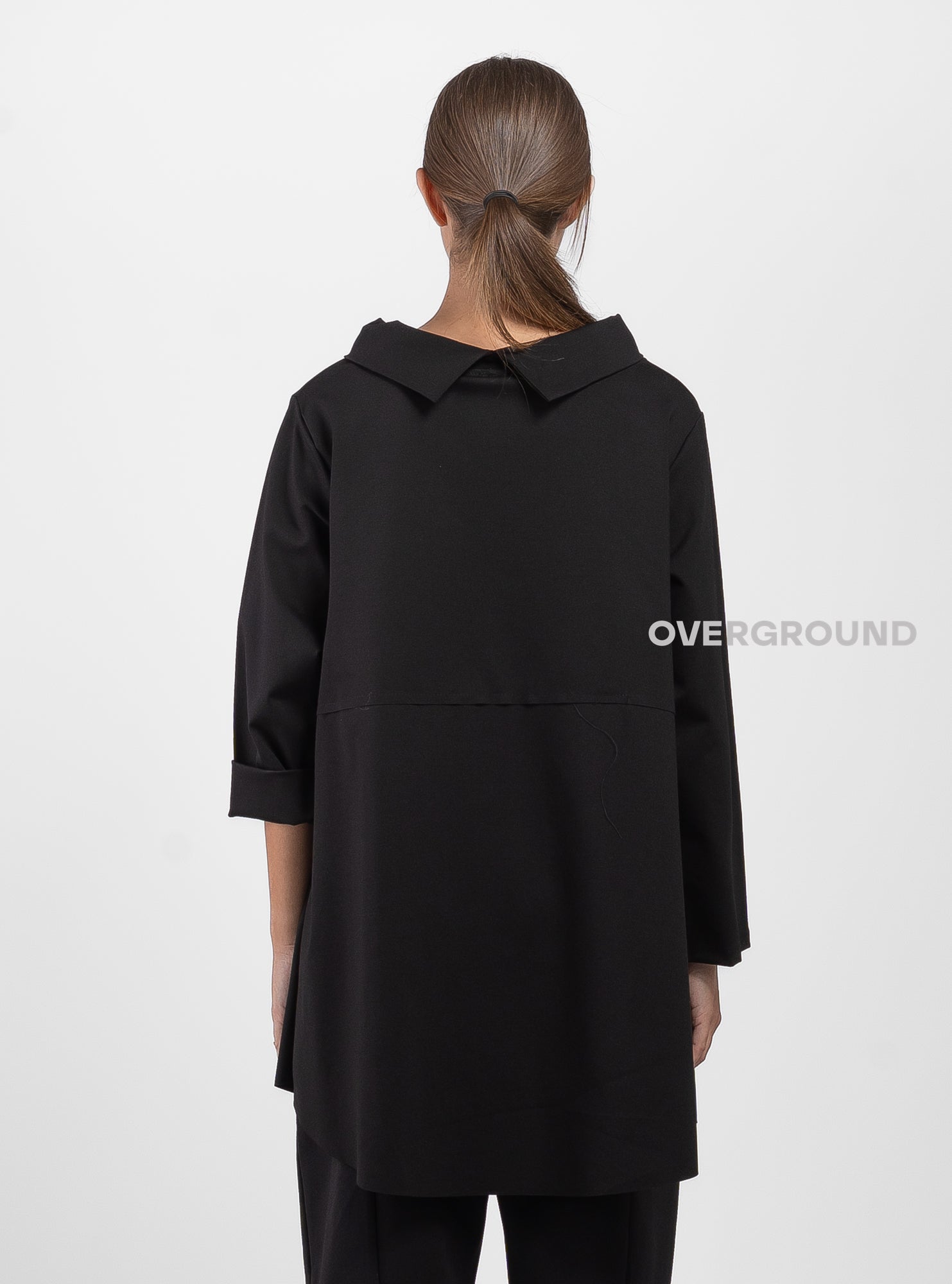 BLUSA LUNGA COLLO A BARCA - OVERGROUND STORE