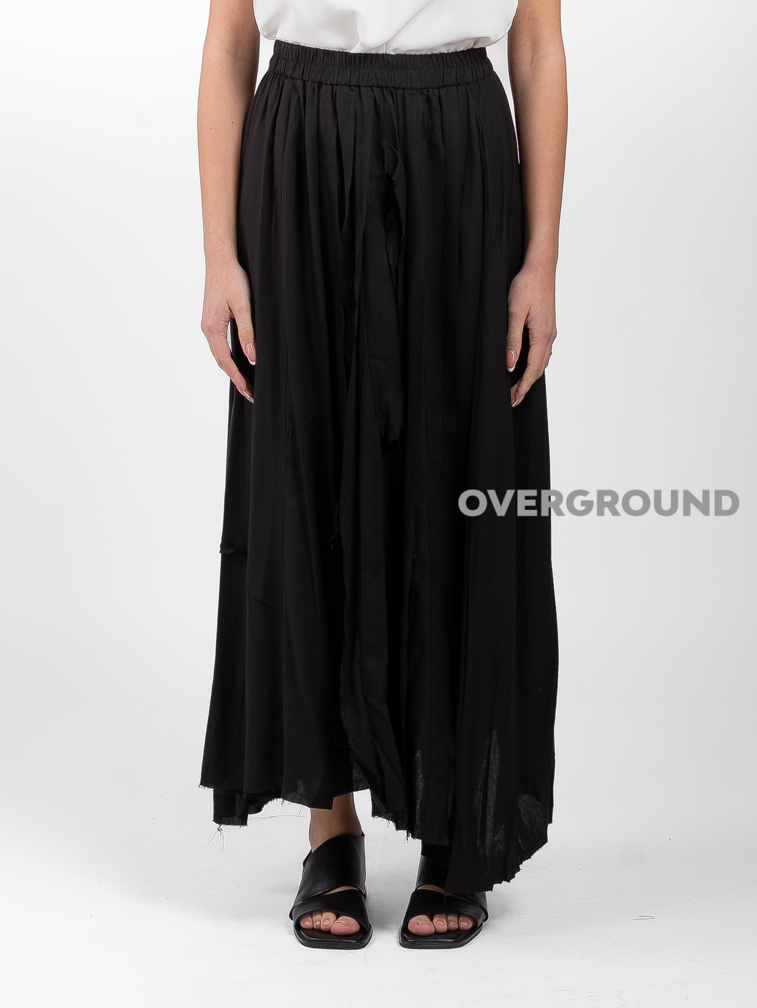 GONNA CON PATTINE TAGLIO VIVO - OVERGROUND STORE