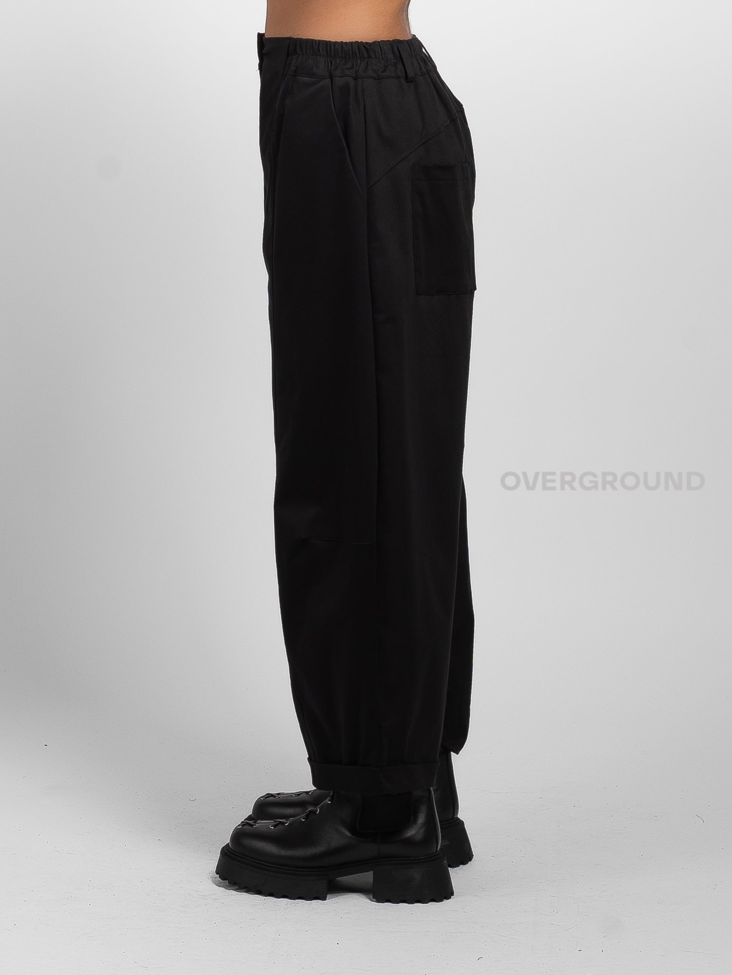PANTALONE GAMBULE LARGO CON CINTURINO - OVERGROUND STORE