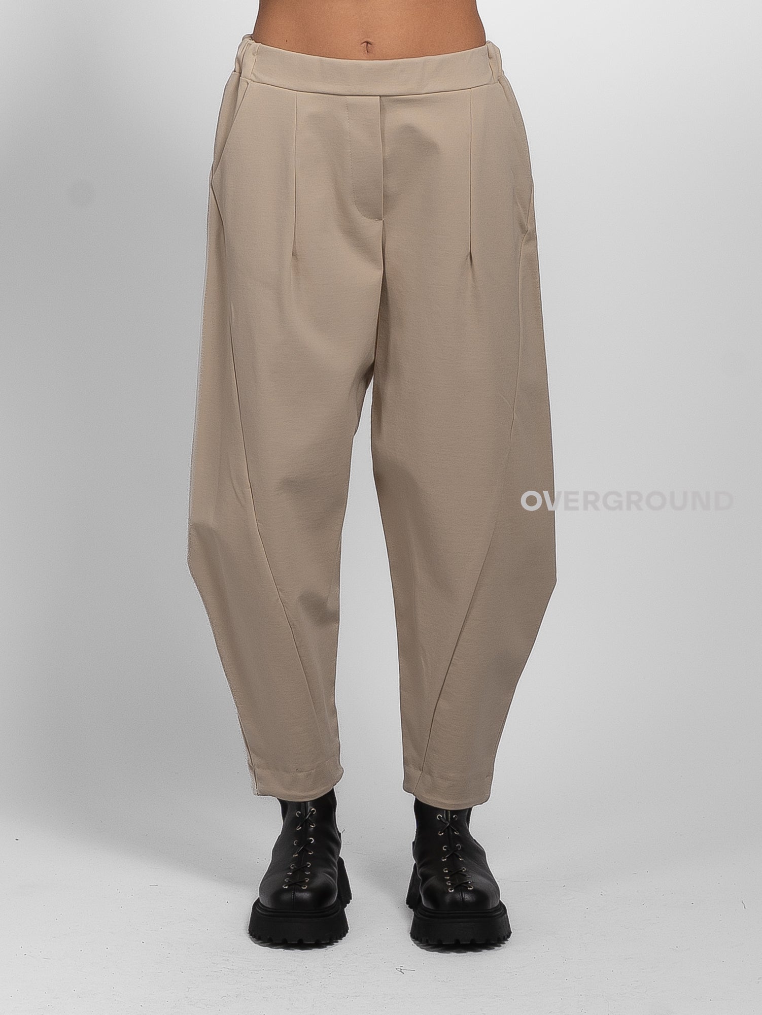 PANTALONE OVER CON CUCITURE DAVANTI PUNTO MILANO - OVERGROUND STORE