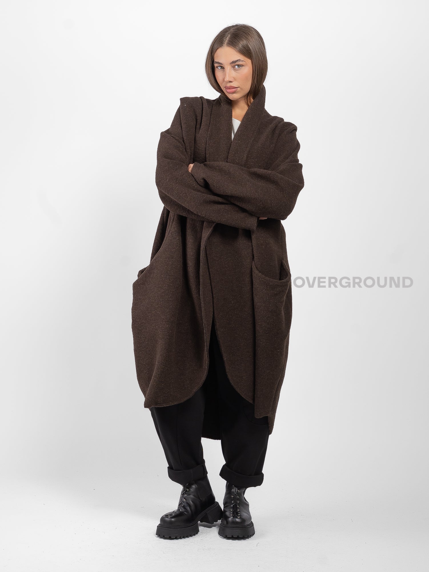 GIACCONE LUNGO CON TASCONI LATERALI - OVERGROUND STORE