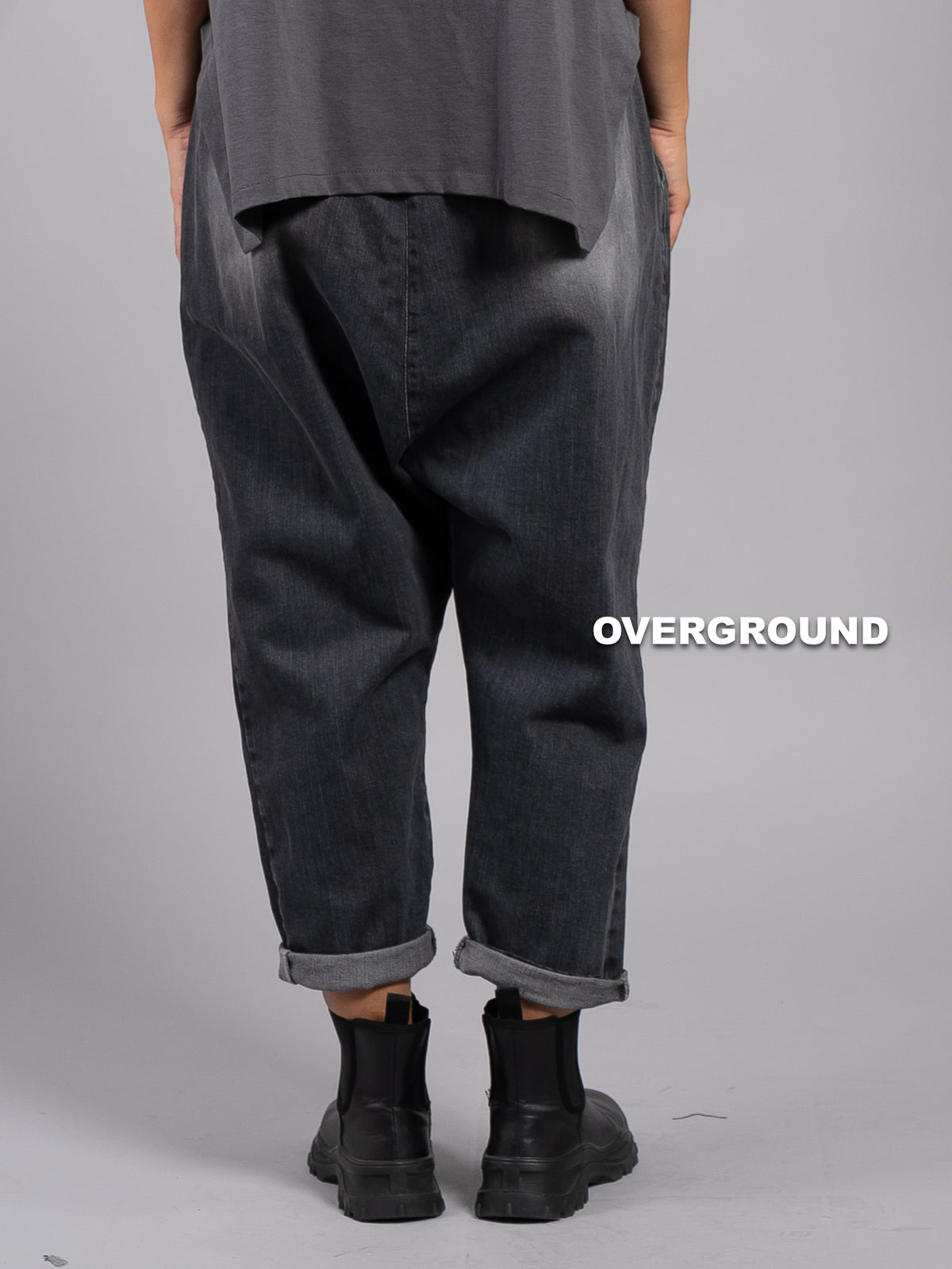 PANTALONE CAVALLO BASSO IN JEANS