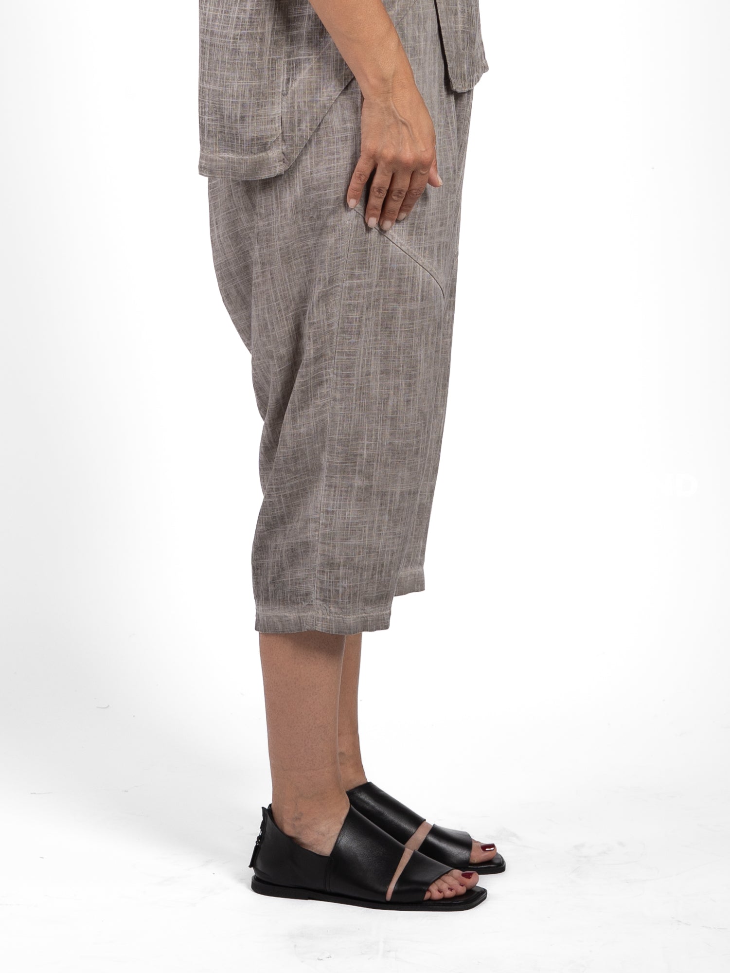 PANTALONE CORTO LINO