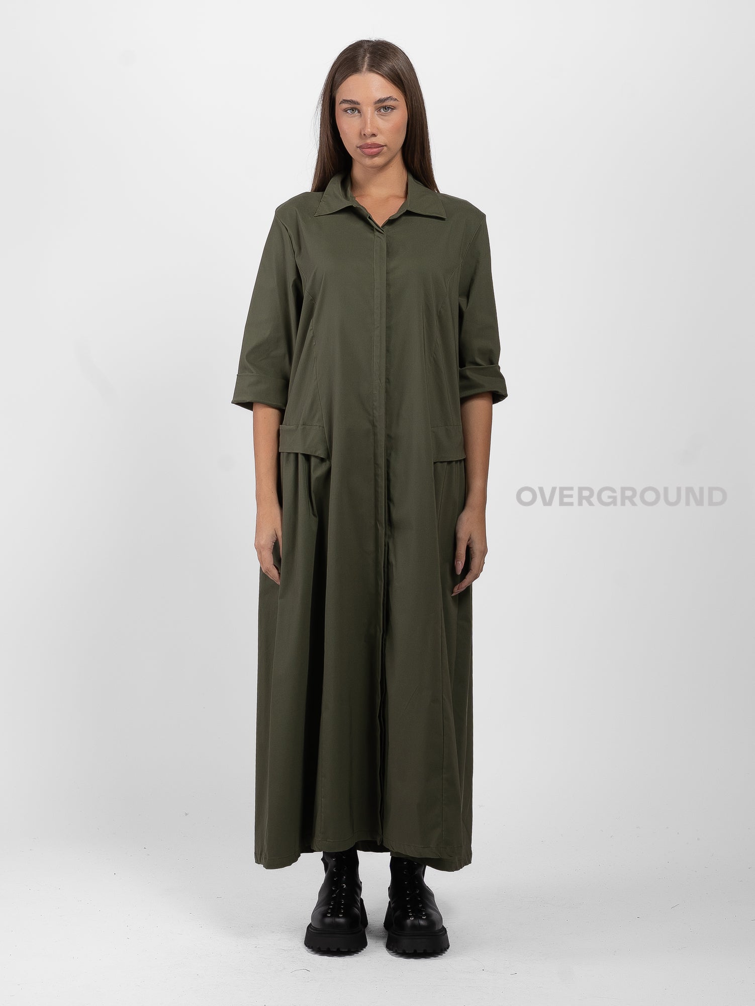 ABITO LUNGO CON TASCHE LATERALI - OVERGROUND STORE