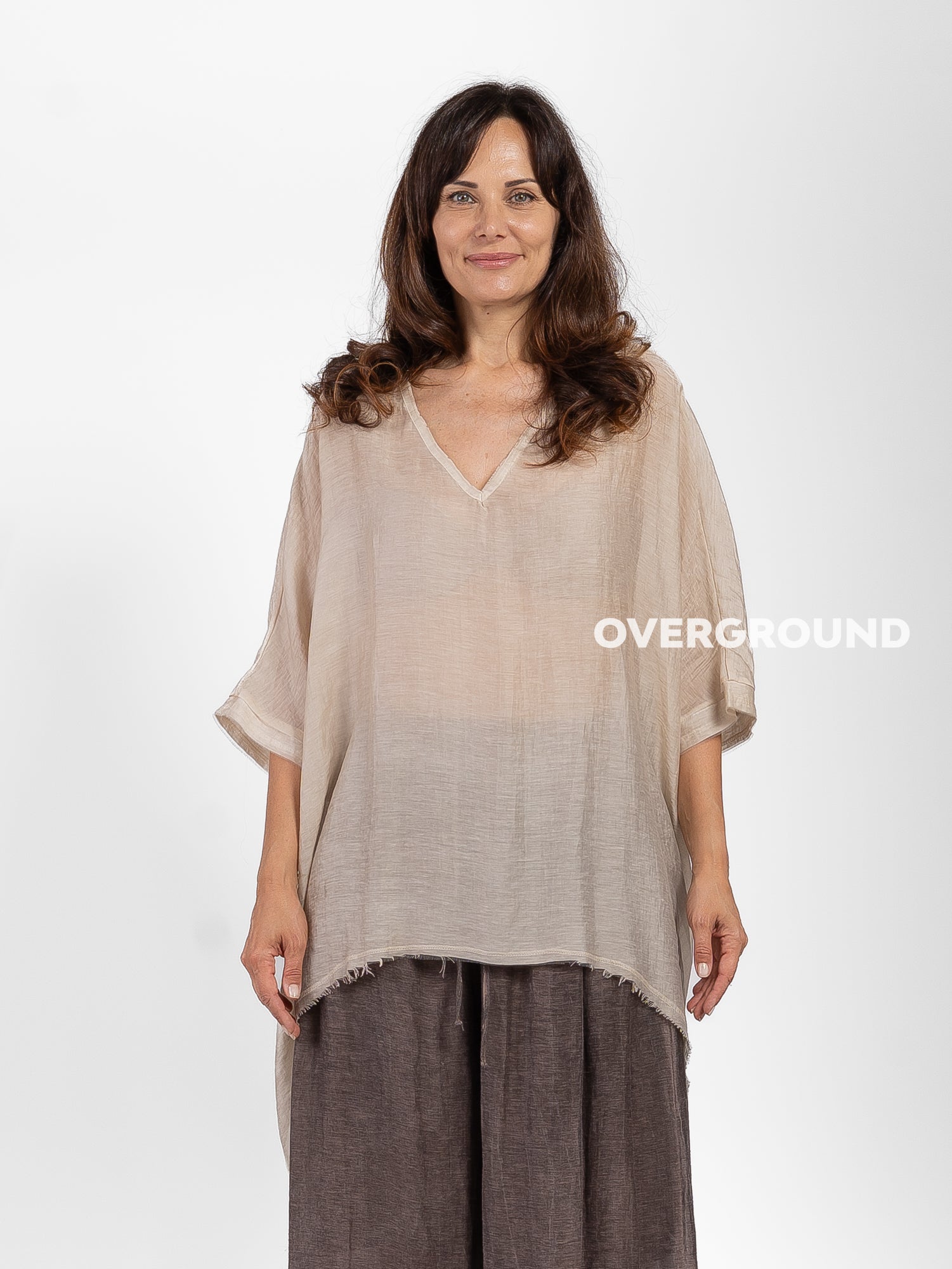 BLUSA OVER PIU' LUNGA DIETRO