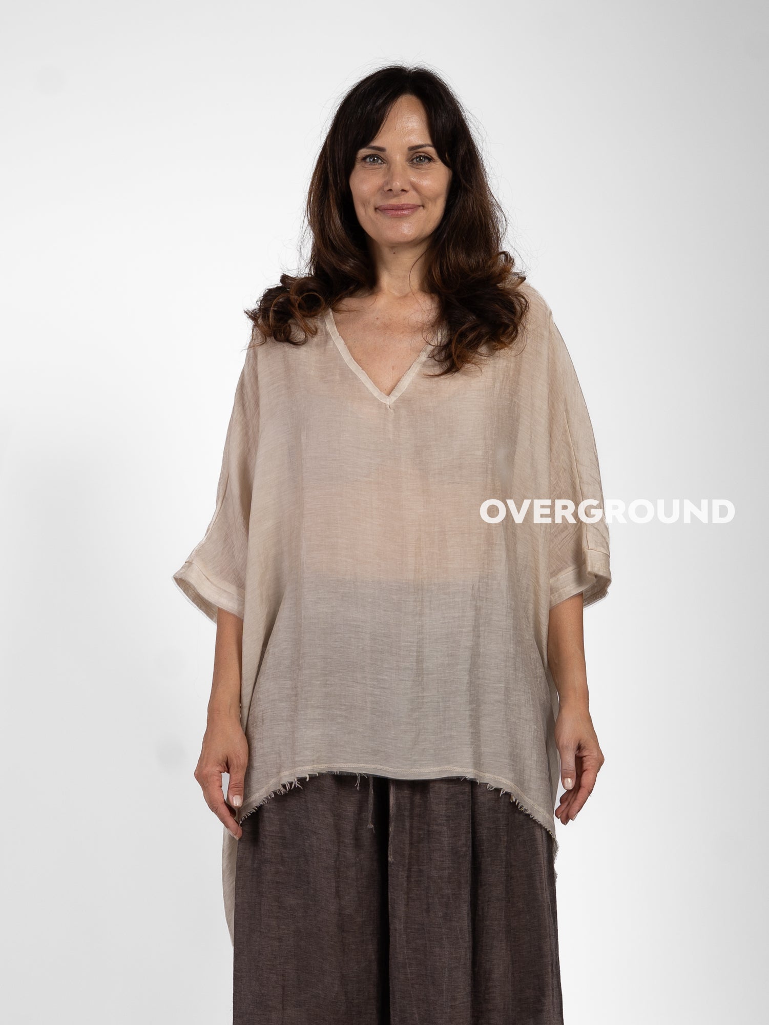 BLUSA OVER PIU' LUNGA DIETRO