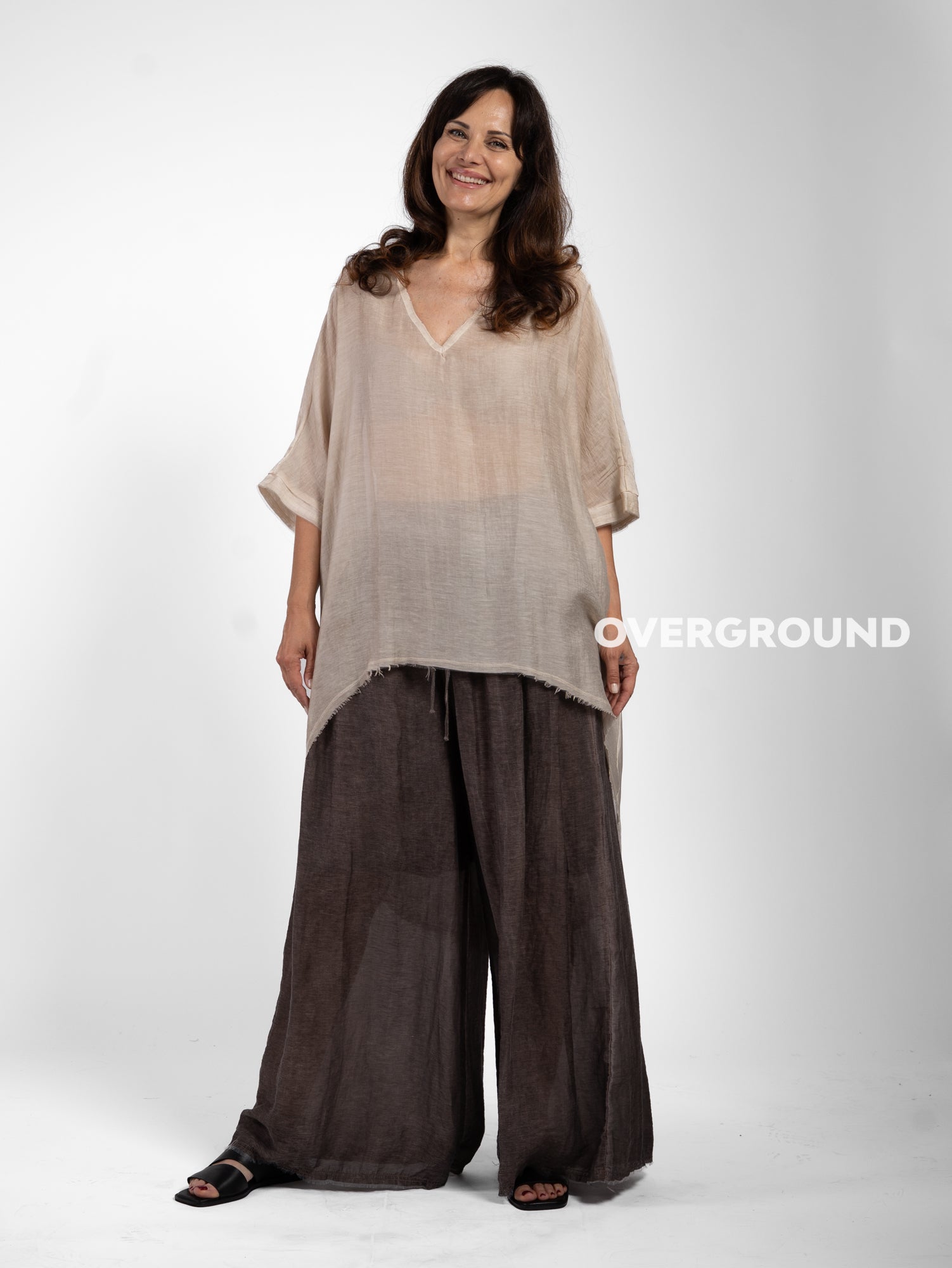 BLUSA OVER PIU' LUNGA DIETRO
