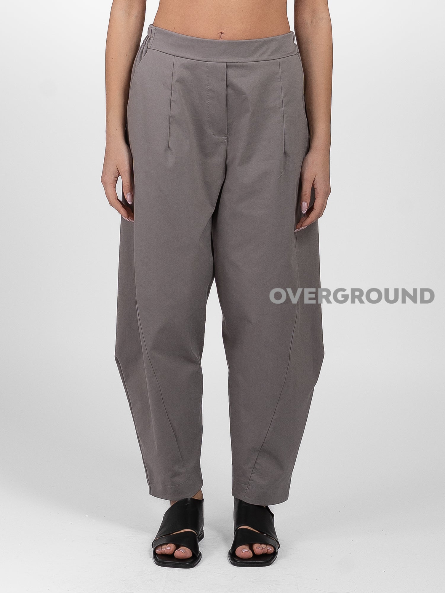 PANTALONE OVER CON CUCITURE SUL GAMBULE COTONE - OVERGROUND STORE