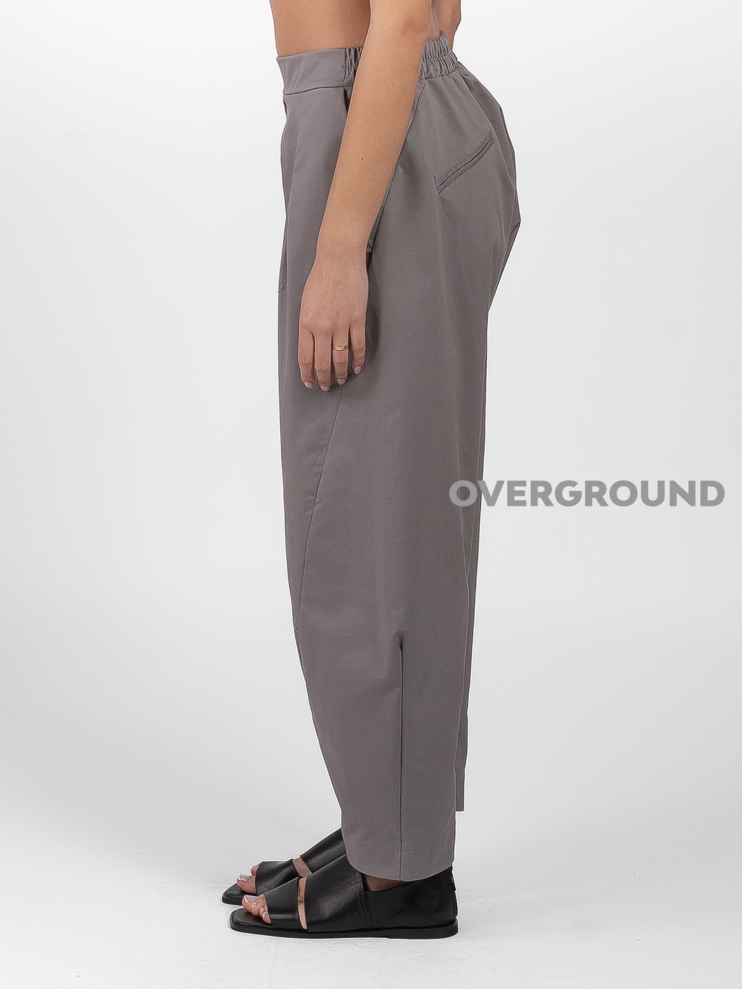 PANTALONE OVER CON CUCITURE SUL GAMBULE COTONE - OVERGROUND STORE