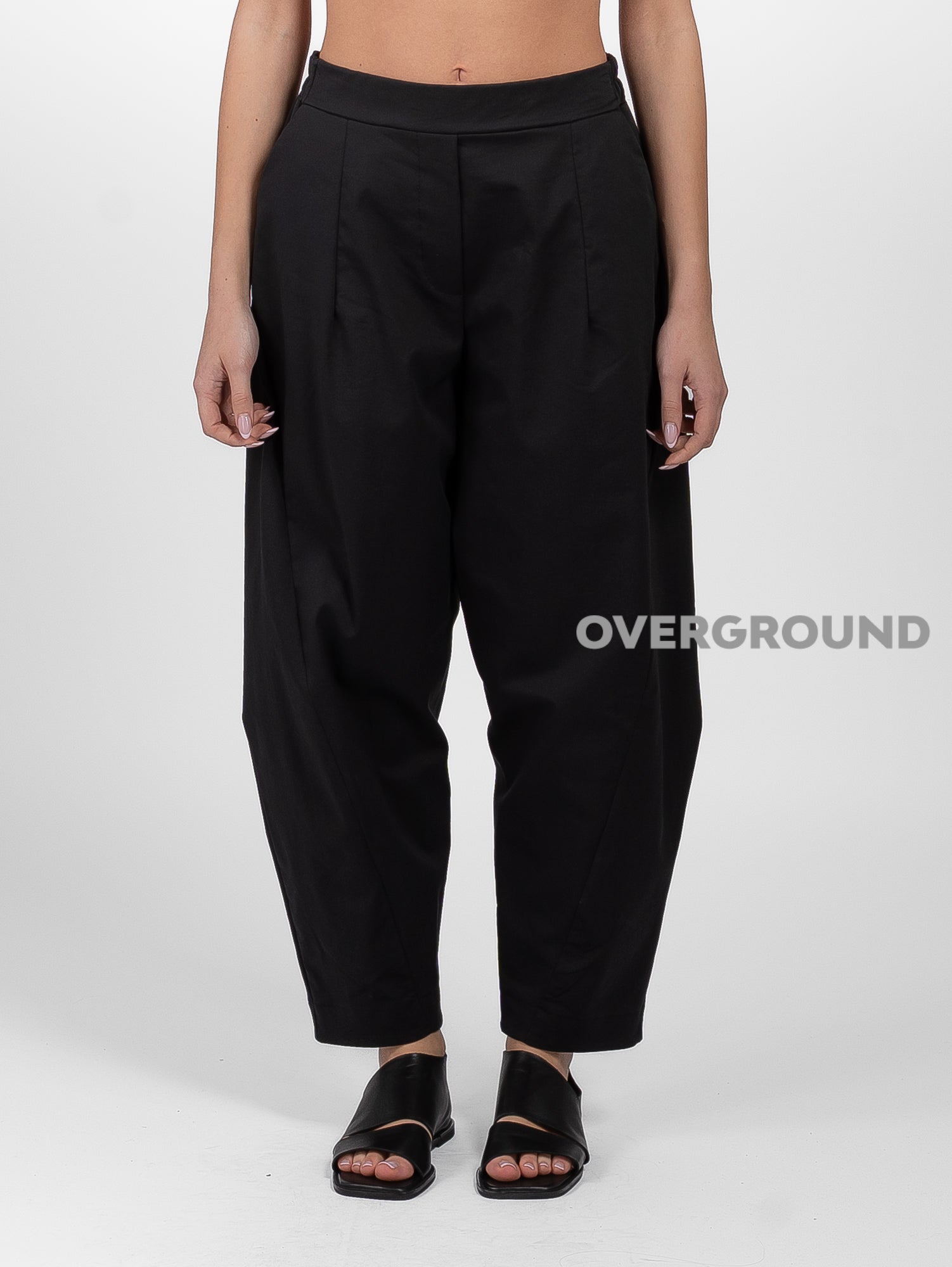 PANTALONE OVER CON CUCITURE SUL GAMBULE COTONE - OVERGROUND STORE