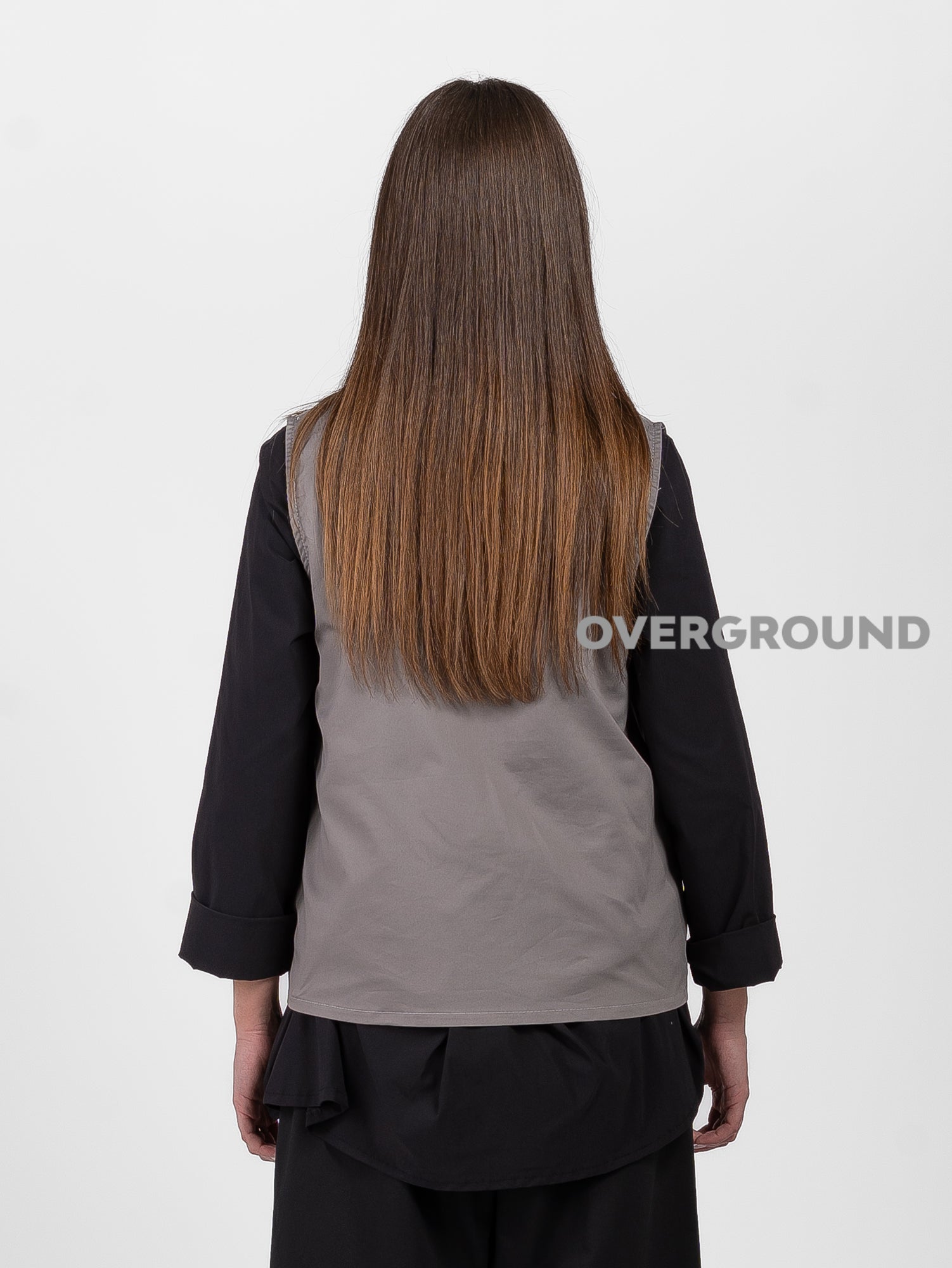 GILET OVER ASIMMETRICO DUE BOTTONI - OVERGROUND STORE
