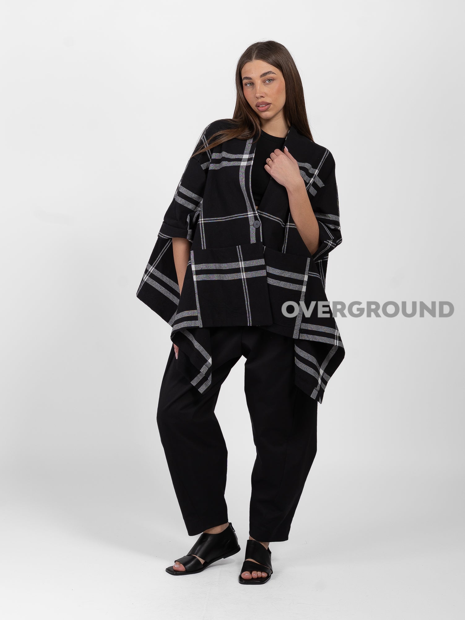 GIACCA SPOLVERINO CON PUNTE LATERALI - OVERGROUND STORE