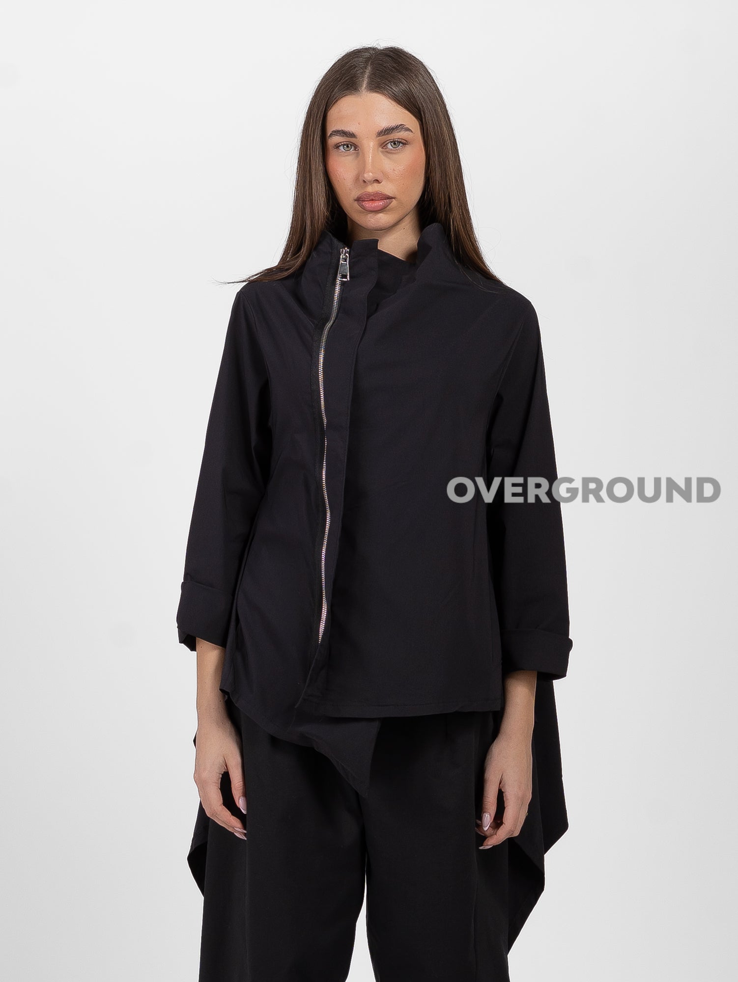 GIACCA ASIMMETRCIA CON CERNIERA - OVERGROUND STORE
