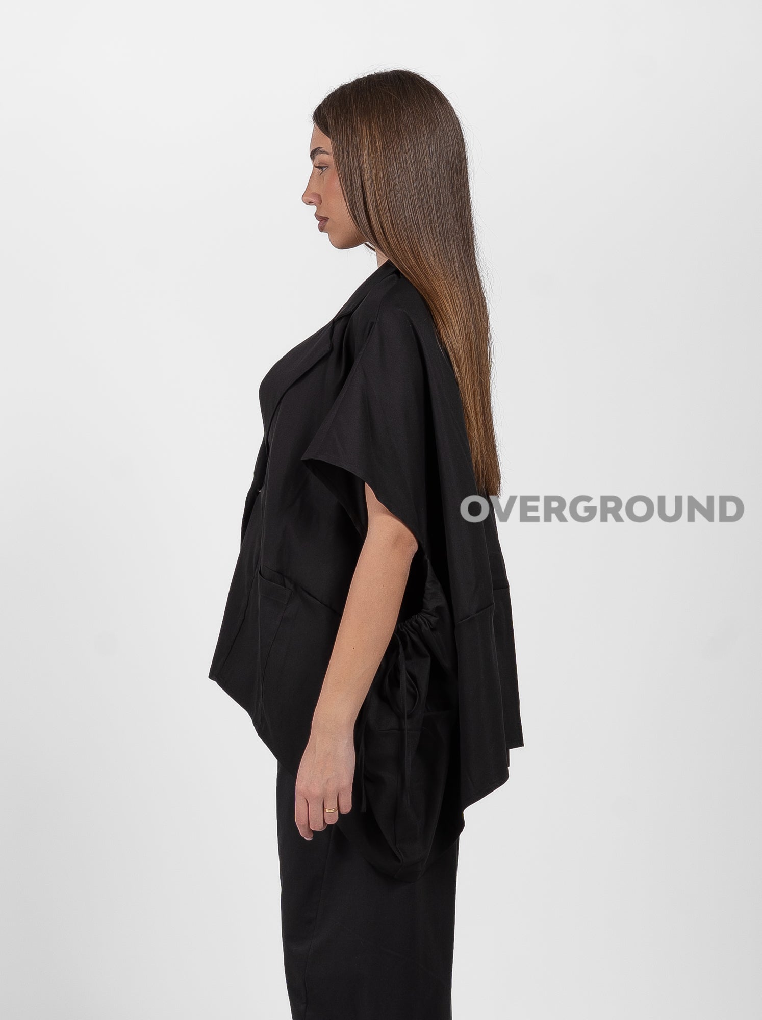 GIACCA OVER SMANICATA CON LACCI NELLE MANICHE - OVERGROUND STORE