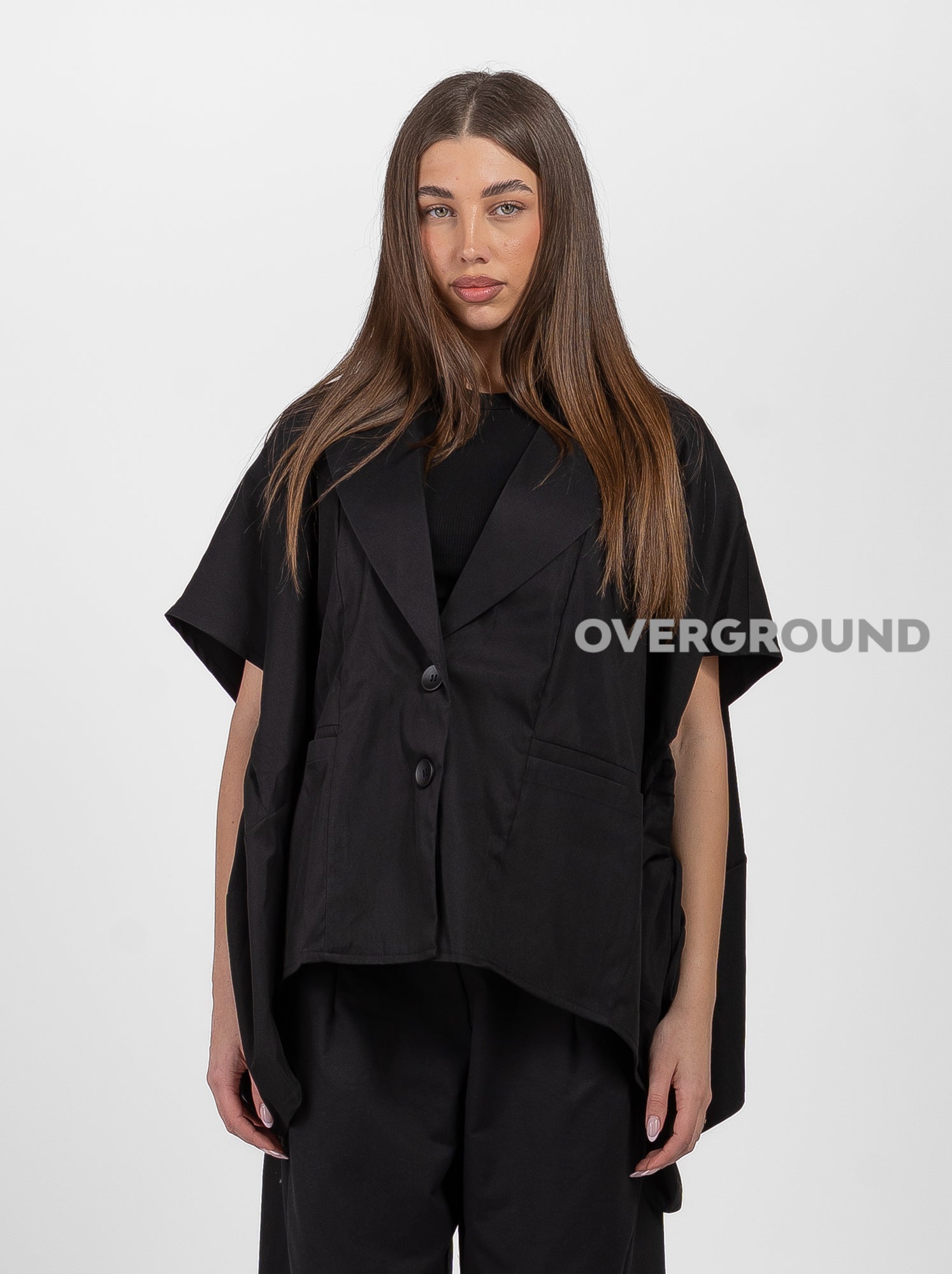 GIACCA OVER SMANICATA CON LACCI NELLE MANICHE - OVERGROUND STORE