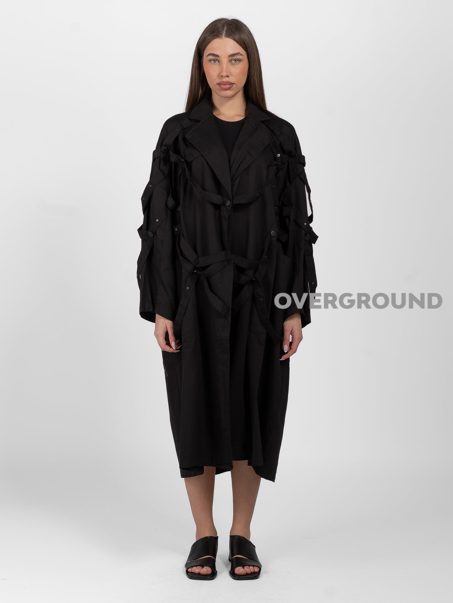 SPOLVERINO LUNGO OVER CON LACCI INTRECCIATI - OVERGROUND STORE