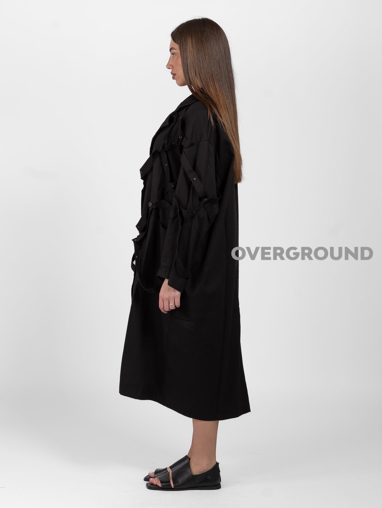 SPOLVERINO LUNGO OVER CON LACCI INTRECCIATI - OVERGROUND STORE