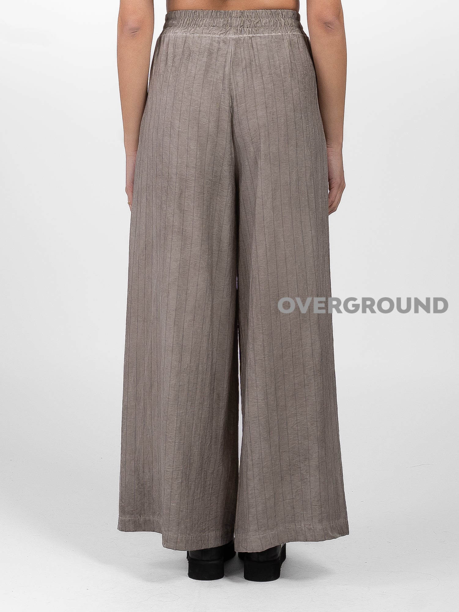 PANTALONE OVER GAMBULE LARGO RIGATO - OVERGROUND STORE