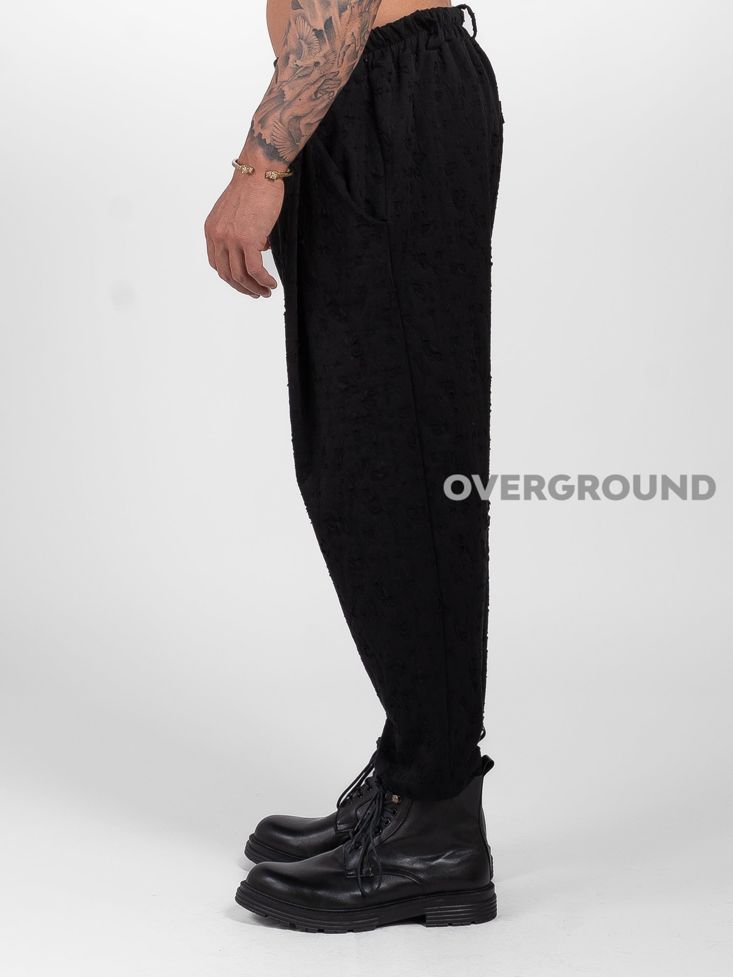 PANTALONE IN TESSUTO LAVORATO CON PENS Z - OVERGROUND STORE