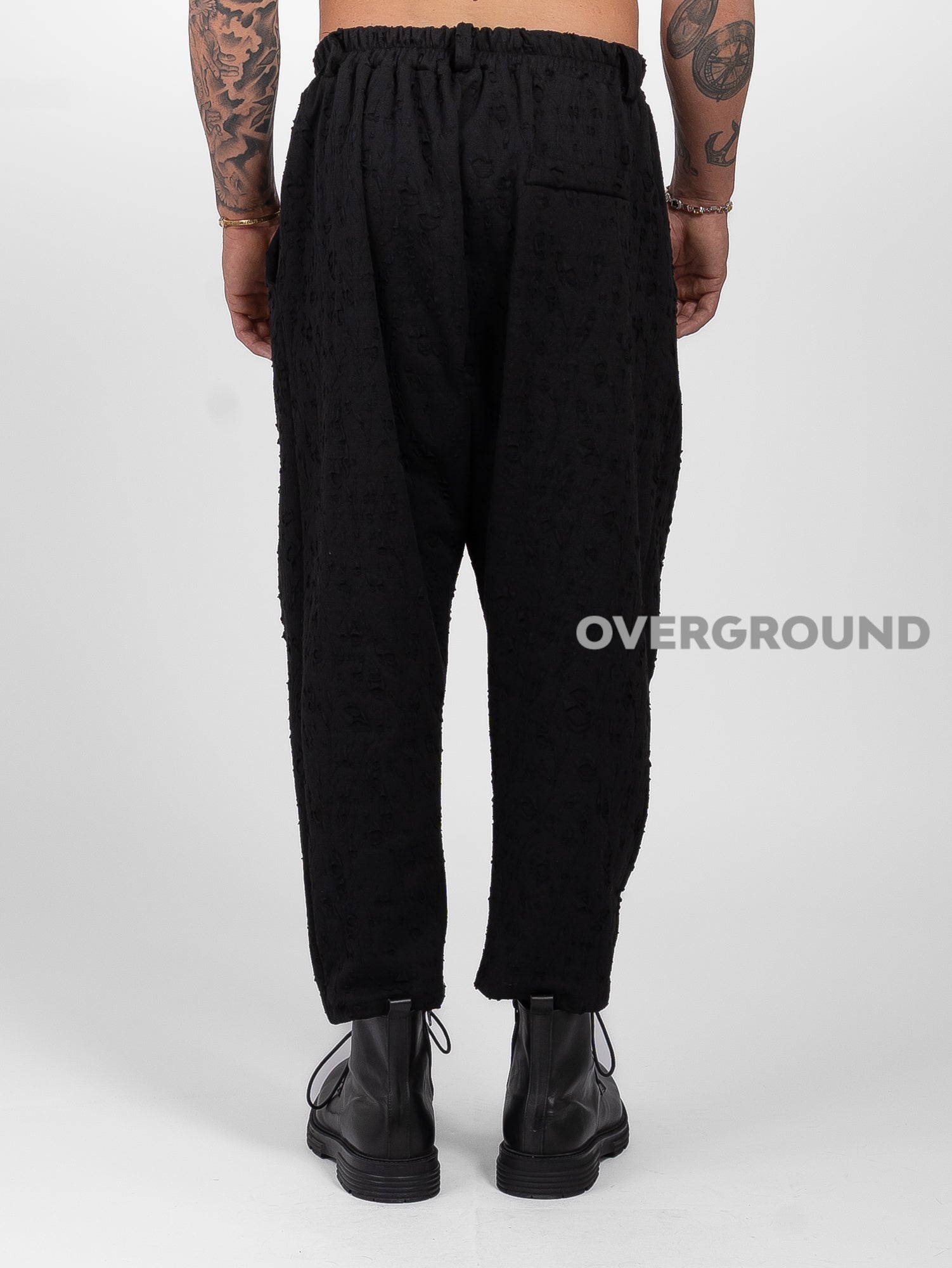 PANTALONE IN TESSUTO LAVORATO CON PENS Z - OVERGROUND STORE