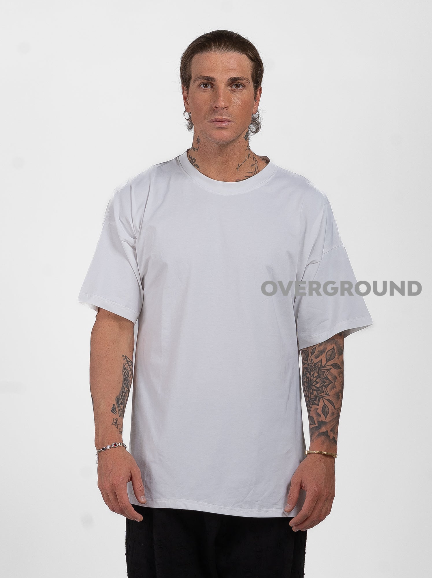 MAGLIA OVER CON TAGLI LATERALI IN FONDO - OVERGROUND STORE