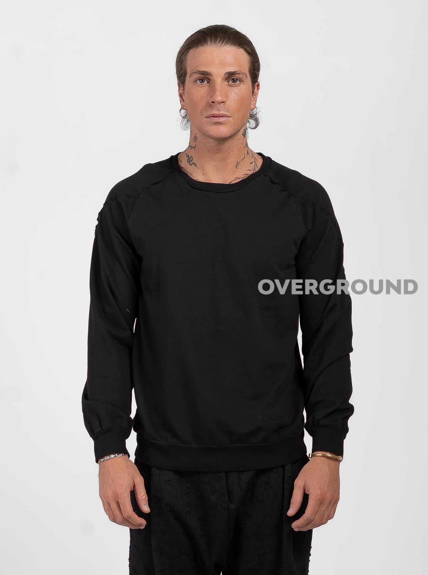 MAGLIA SCOLLO TONDO SLAVATA - OVERGROUND STORE