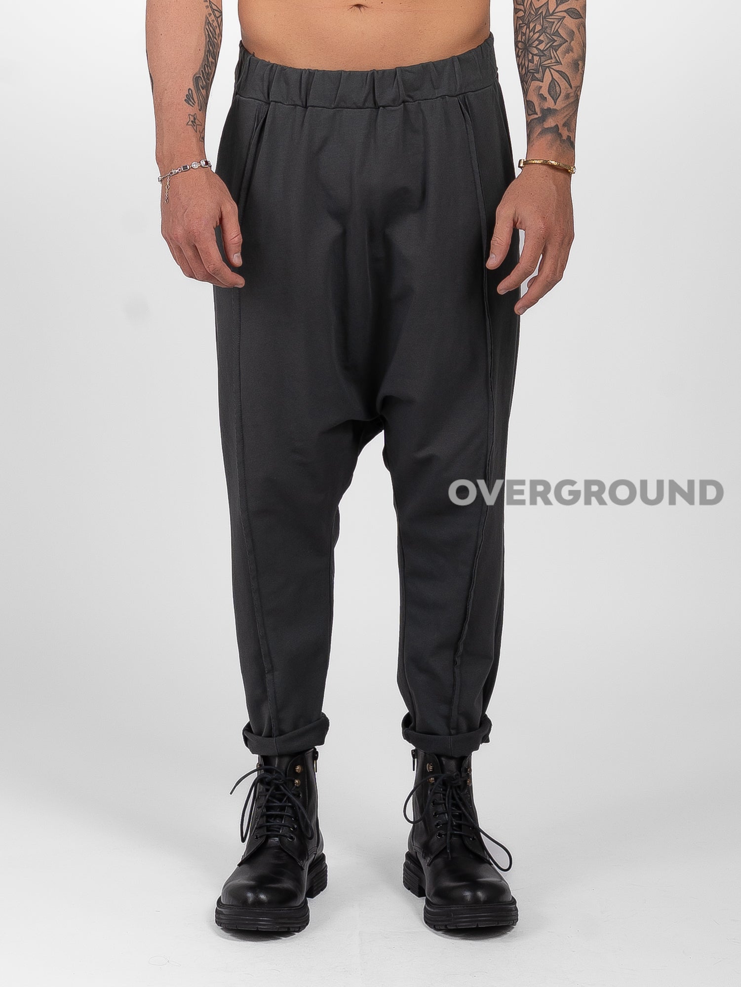 PANTALONE CAVALLO BASSO CON CUCITURE SUL GAMBULE Z - OVERGROUND STORE